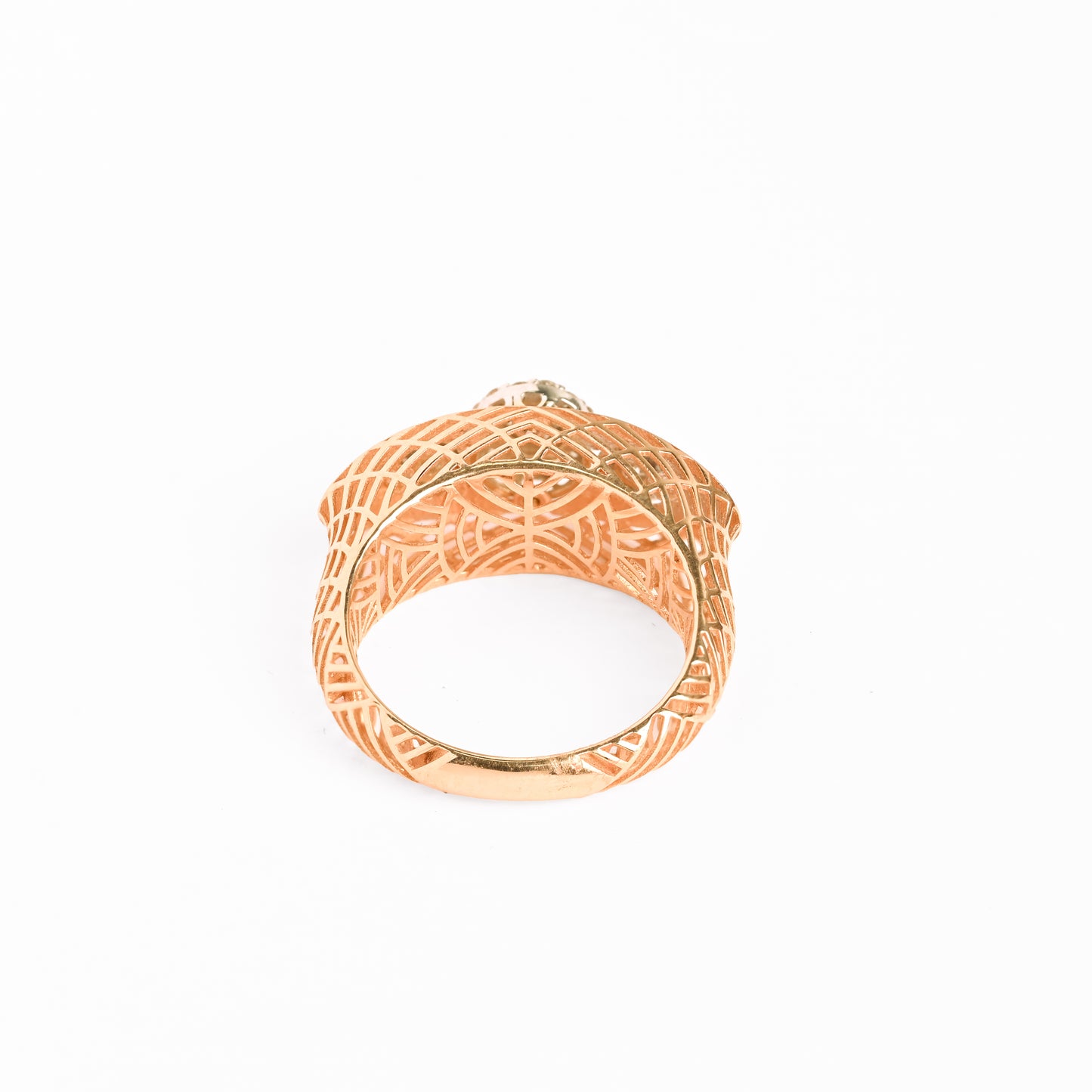Magic Tri Flower Studded Diamond Ring
