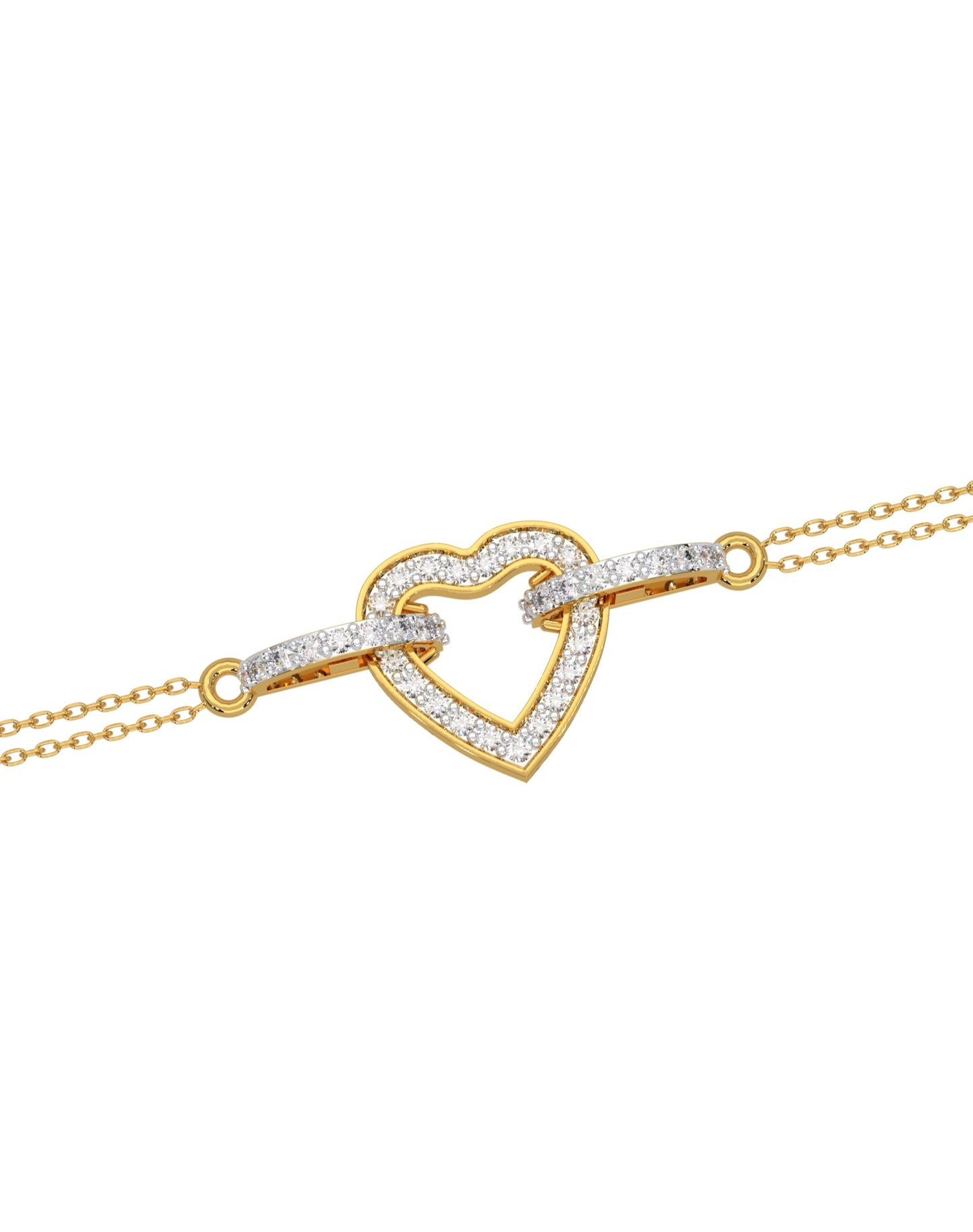 Magic InterLocked Love Chain Bracelet