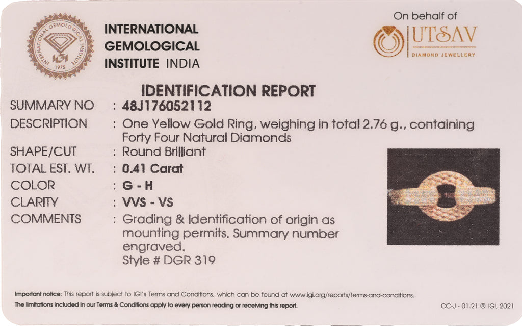 Magic Embraced Circle Classic Ring