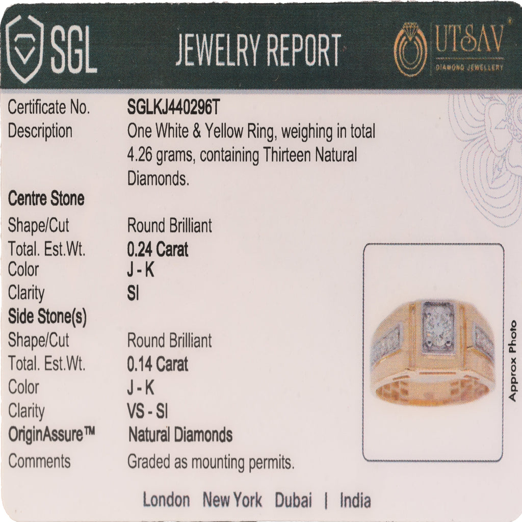 Magic Traditional Shimmering Diamond Ring