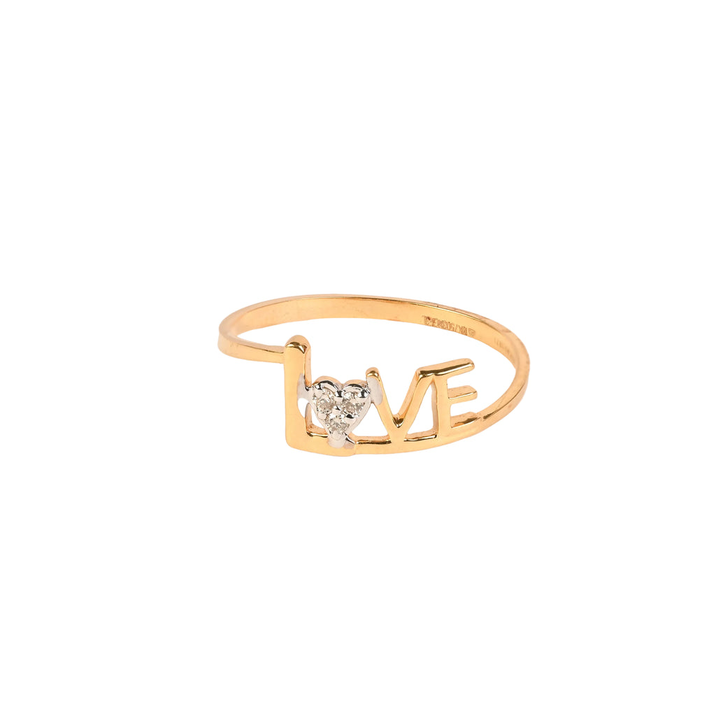 Magic Devine Strength of LOVE Gold Ring