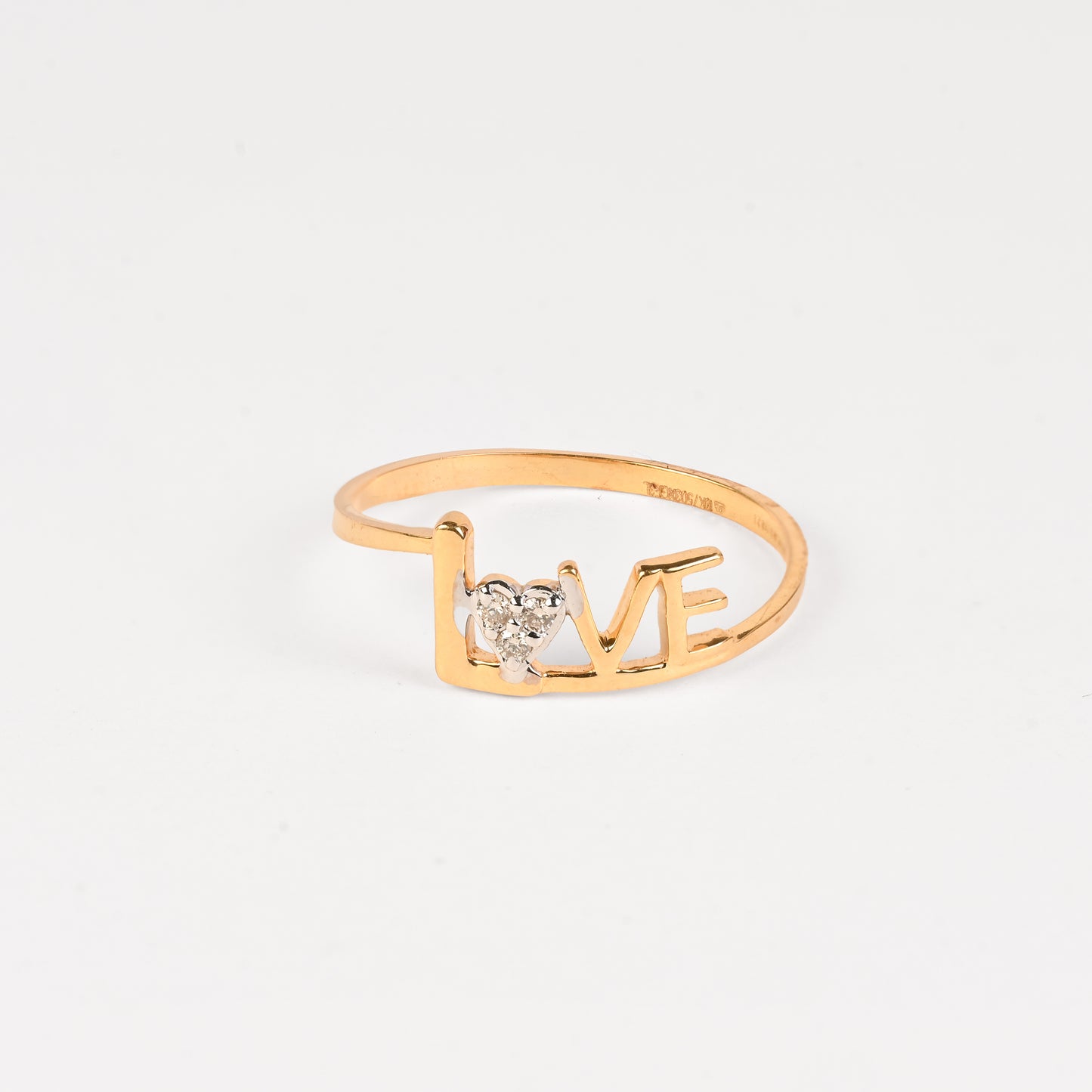 Magic Devine Strength of LOVE Gold Ring