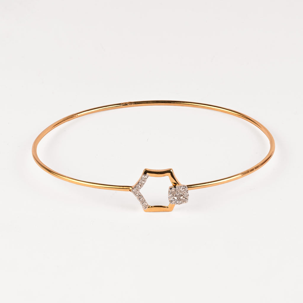 Magic Pentasquare Bangle Bracelet