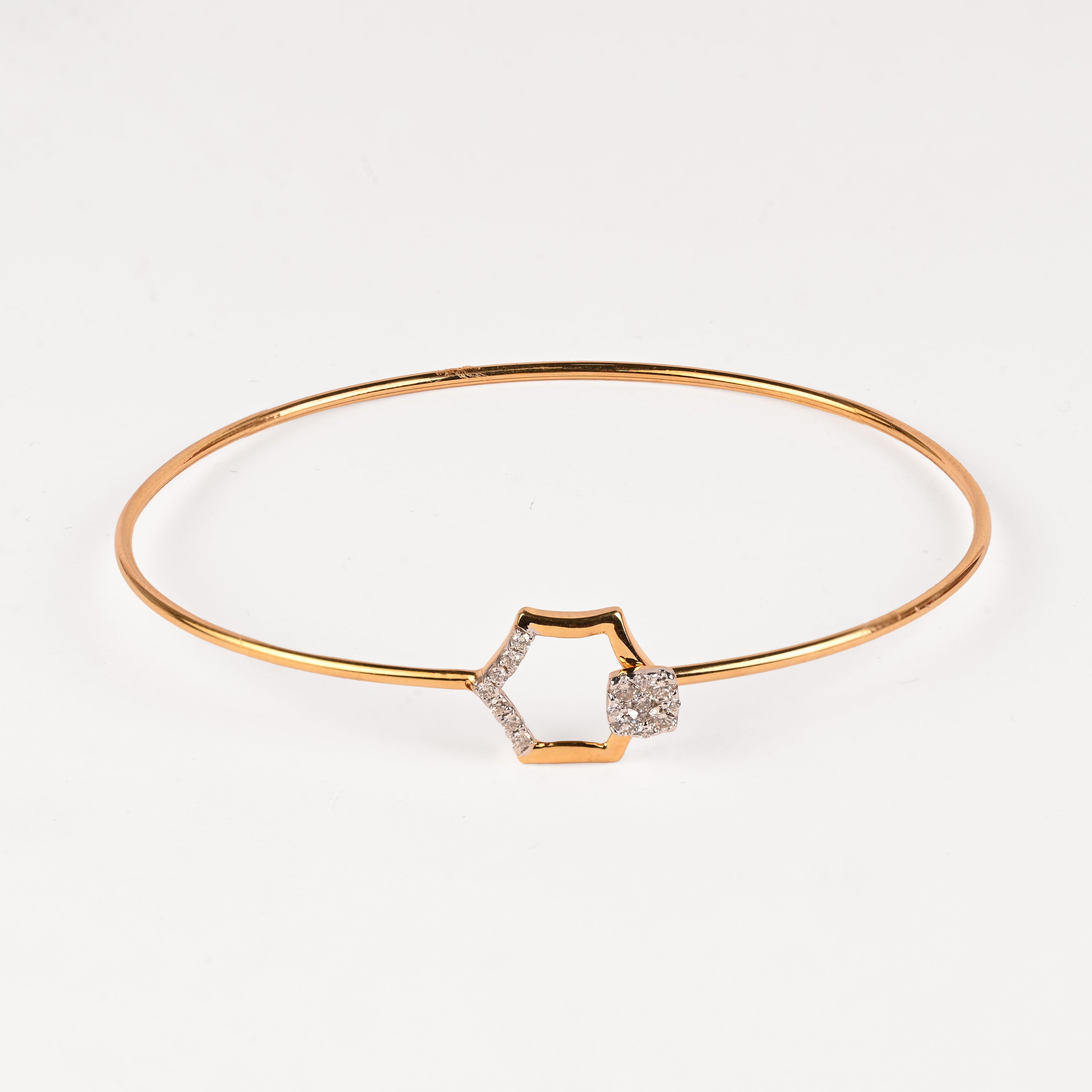 Magic Pentasquare Bangle Bracelet