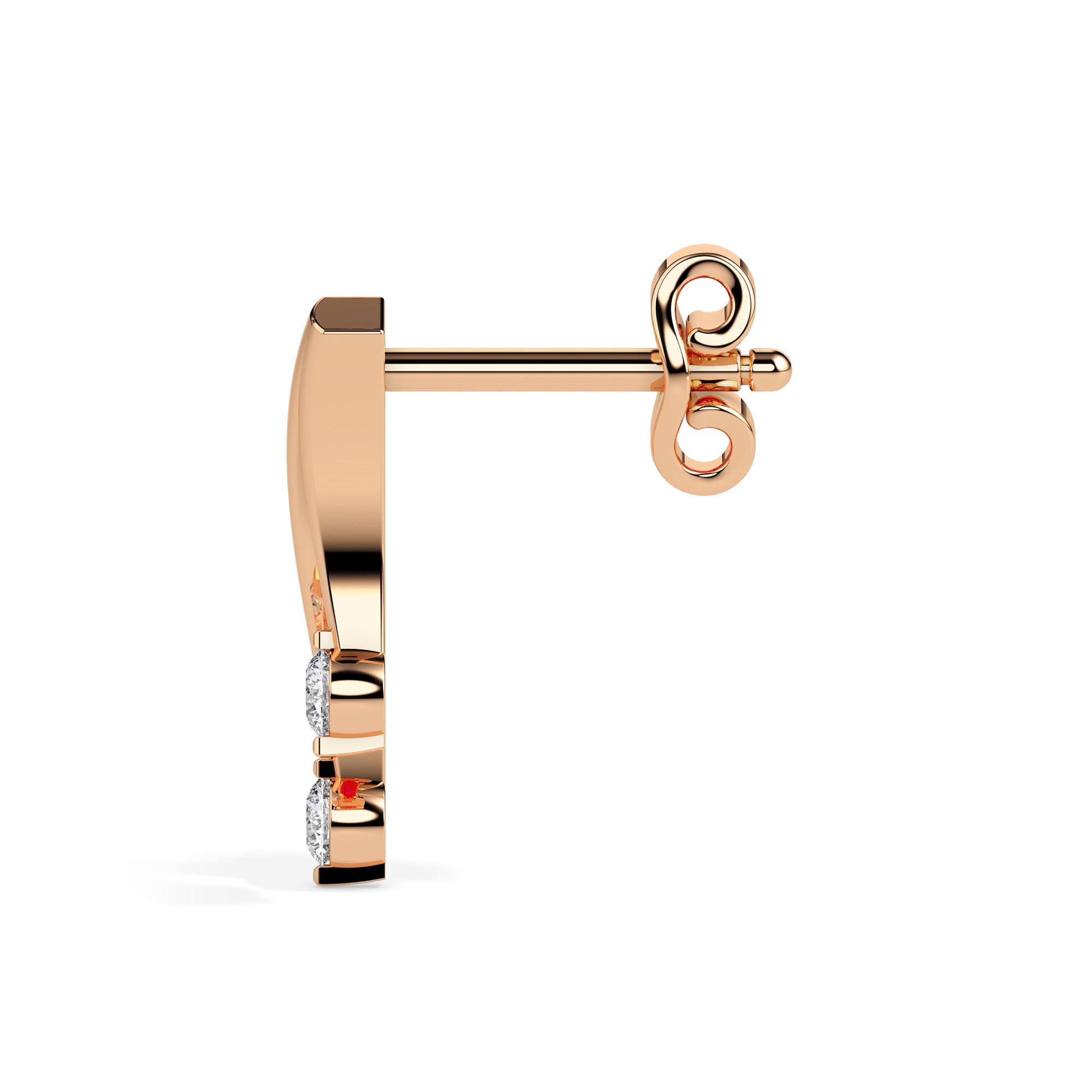 Magic Dazzling Duo: Double Diamond Earrings