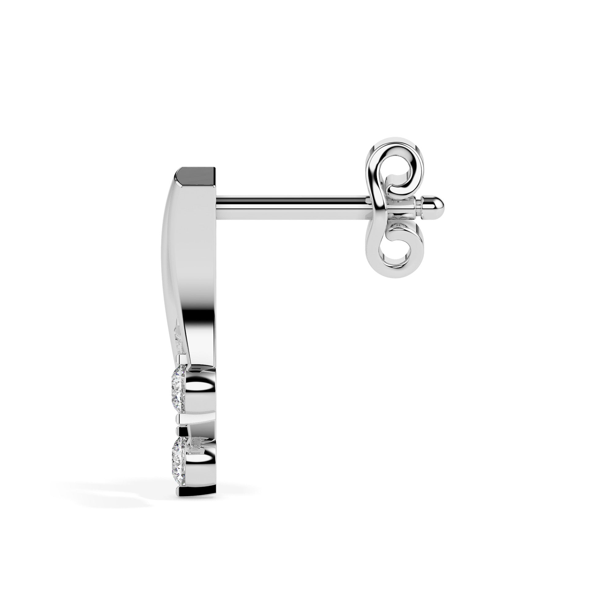 Magic Dazzling Duo: Double Diamond Earrings