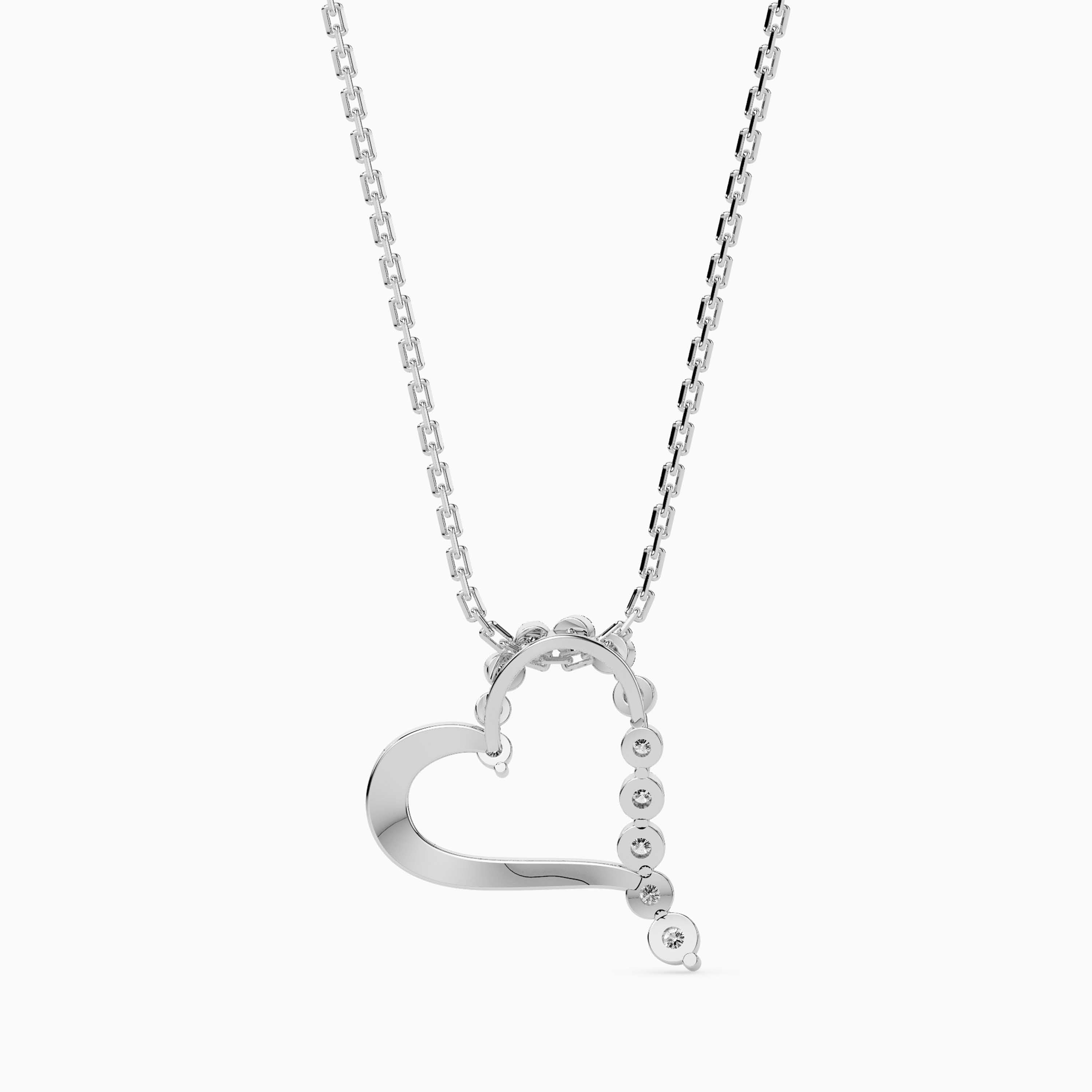 Magic Radiant Heart Gold & Diamond Pendant