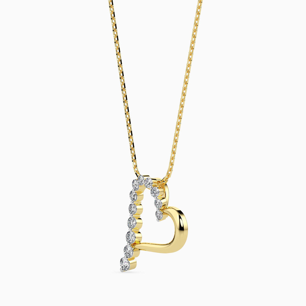 Magic Radiant Heart Gold & Diamond Pendant