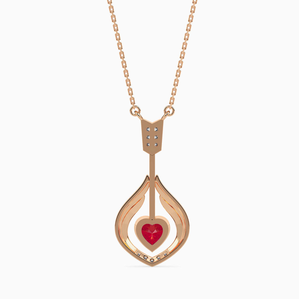 Magic Radiant Love : Timeless Elegance Diamond Pendant