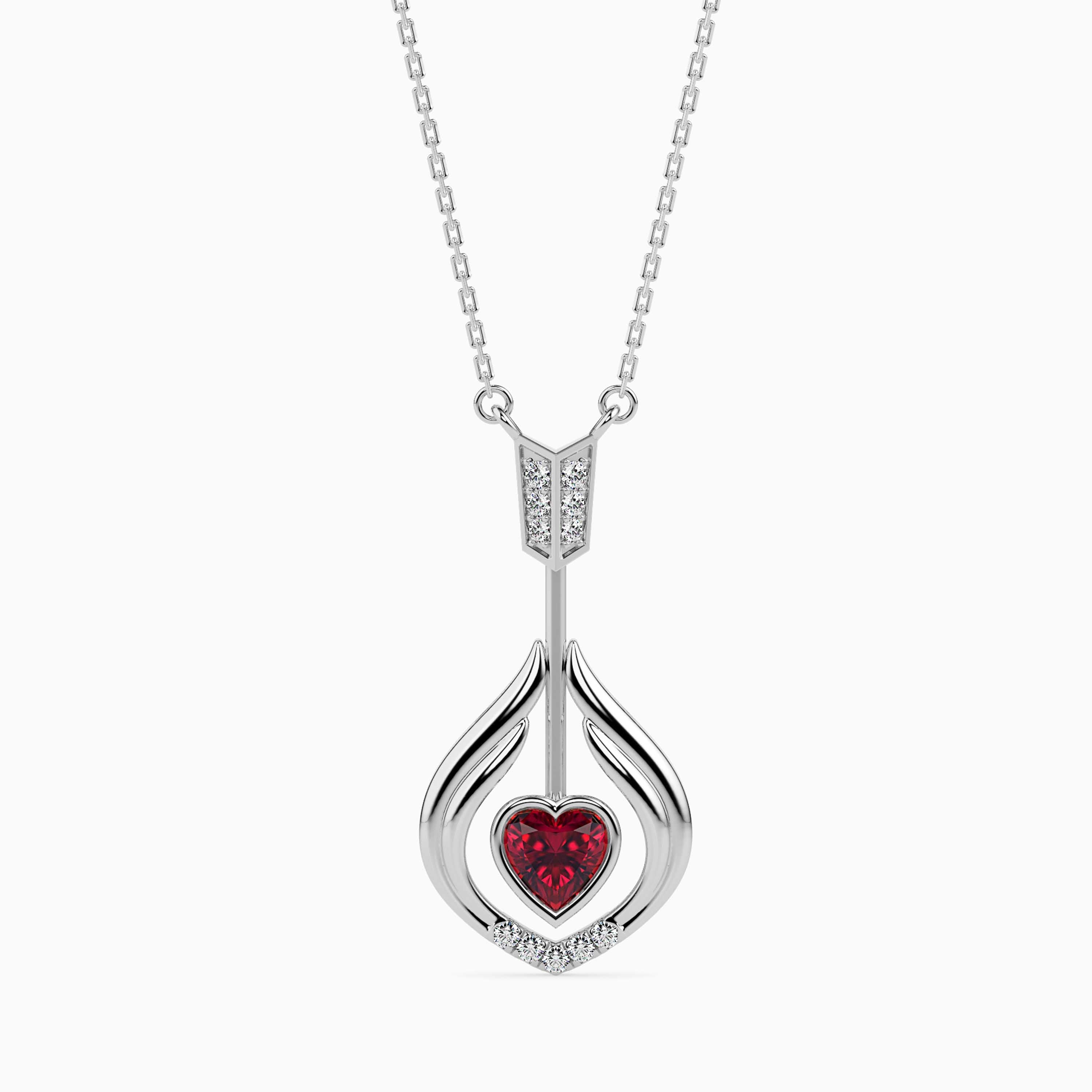 Magic Radiant Love : Timeless Elegance Diamond Pendant
