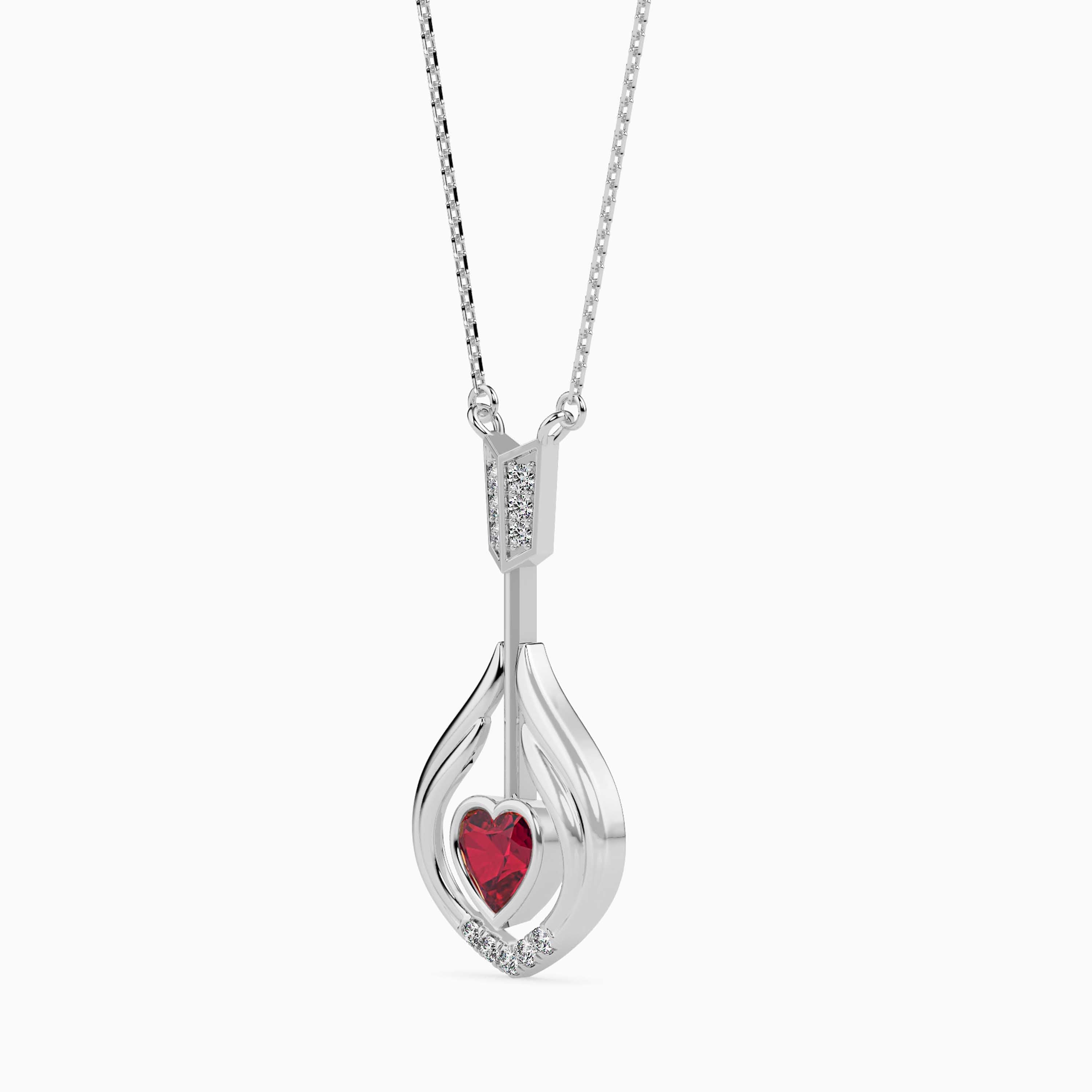 Magic Radiant Love : Timeless Elegance Diamond Pendant