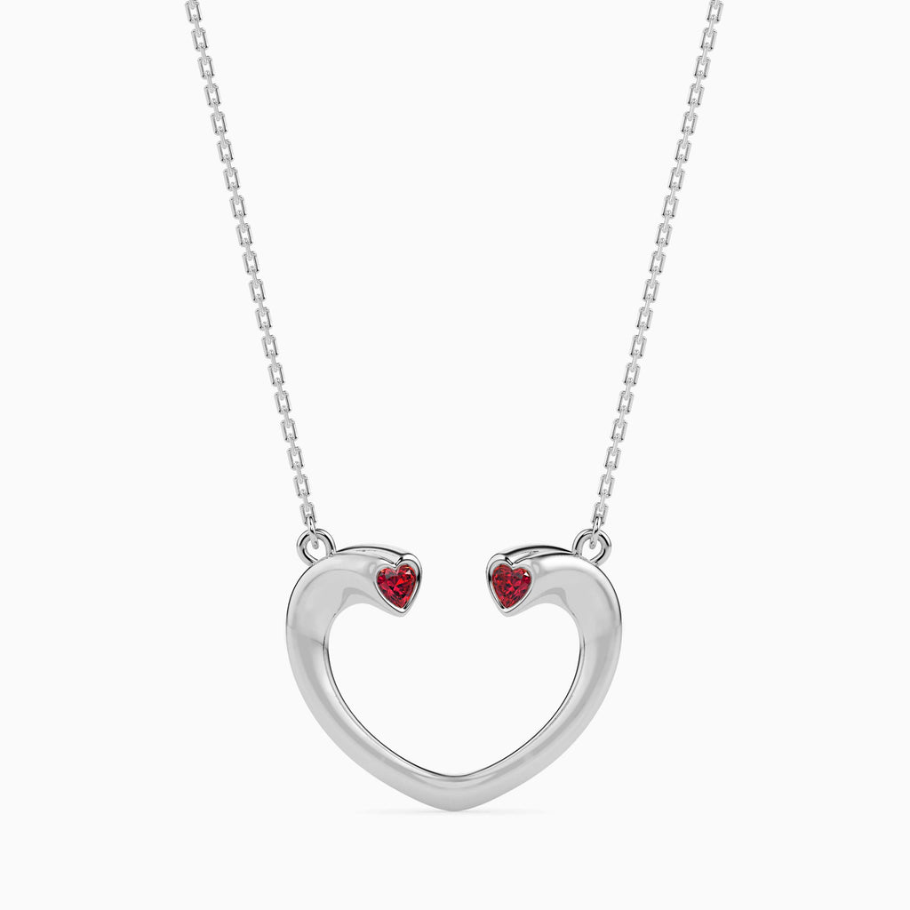 Magic Sparkle Heart Shaped Gold Pendant