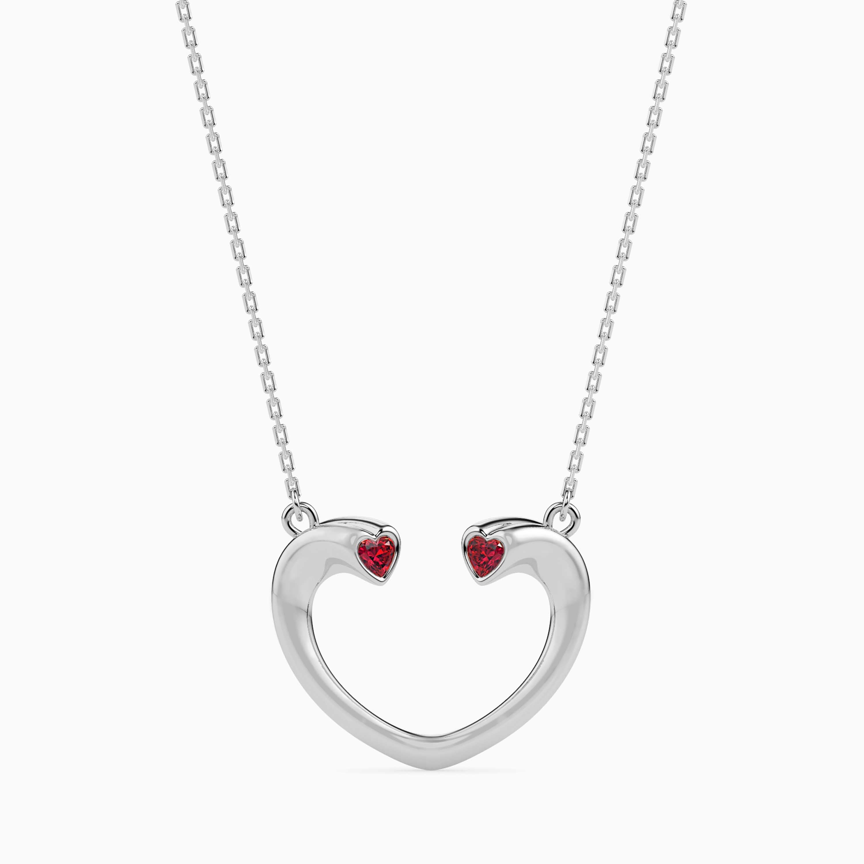 Magic Sparkle Heart Shaped Gold Pendant
