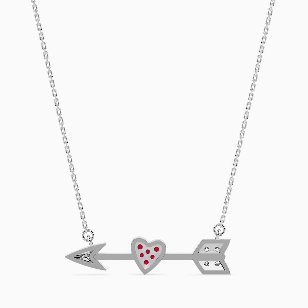 Magic Arrow of Eternal Love Gold & Diamond Pendant