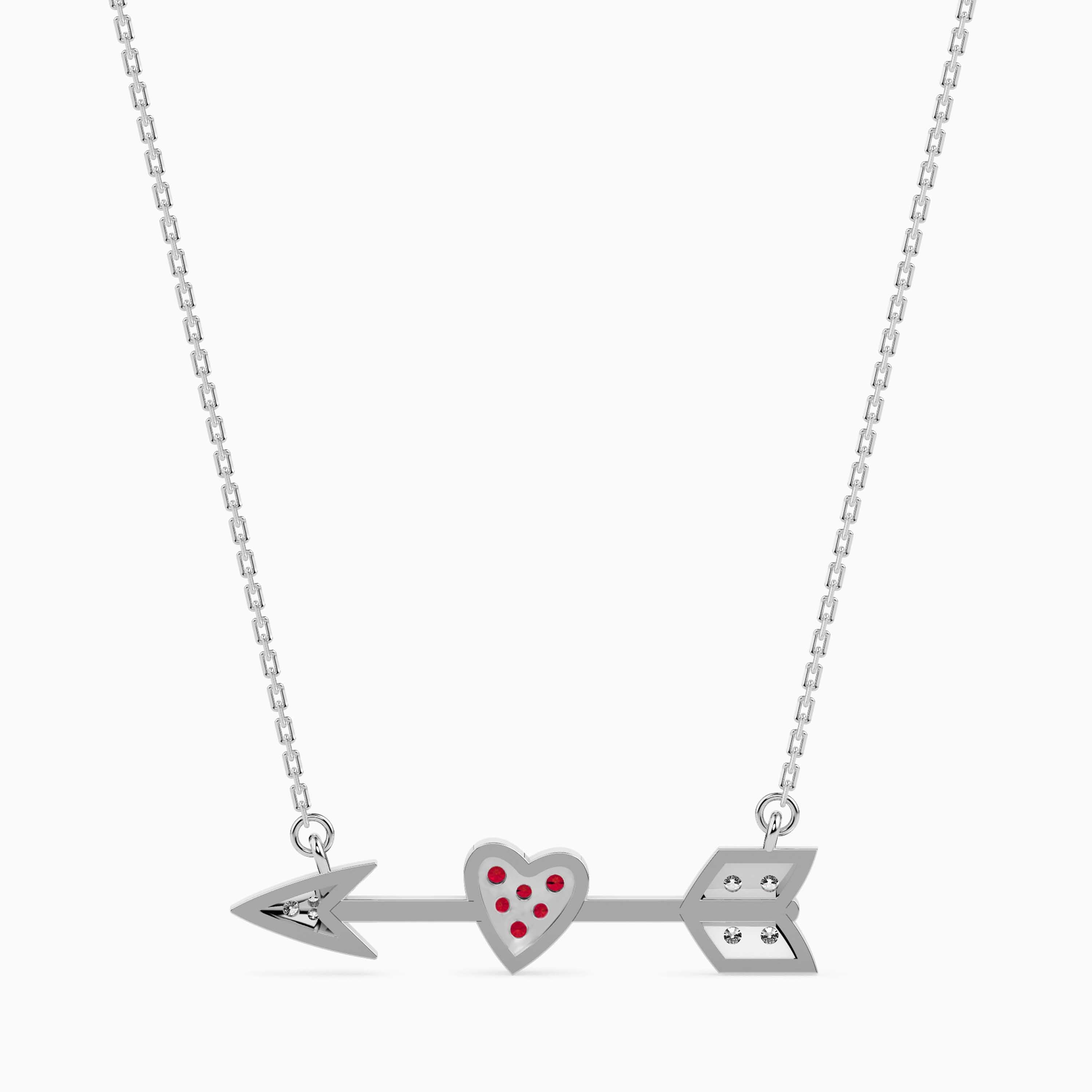 Magic Arrow of Eternal Love Gold & Diamond Pendant