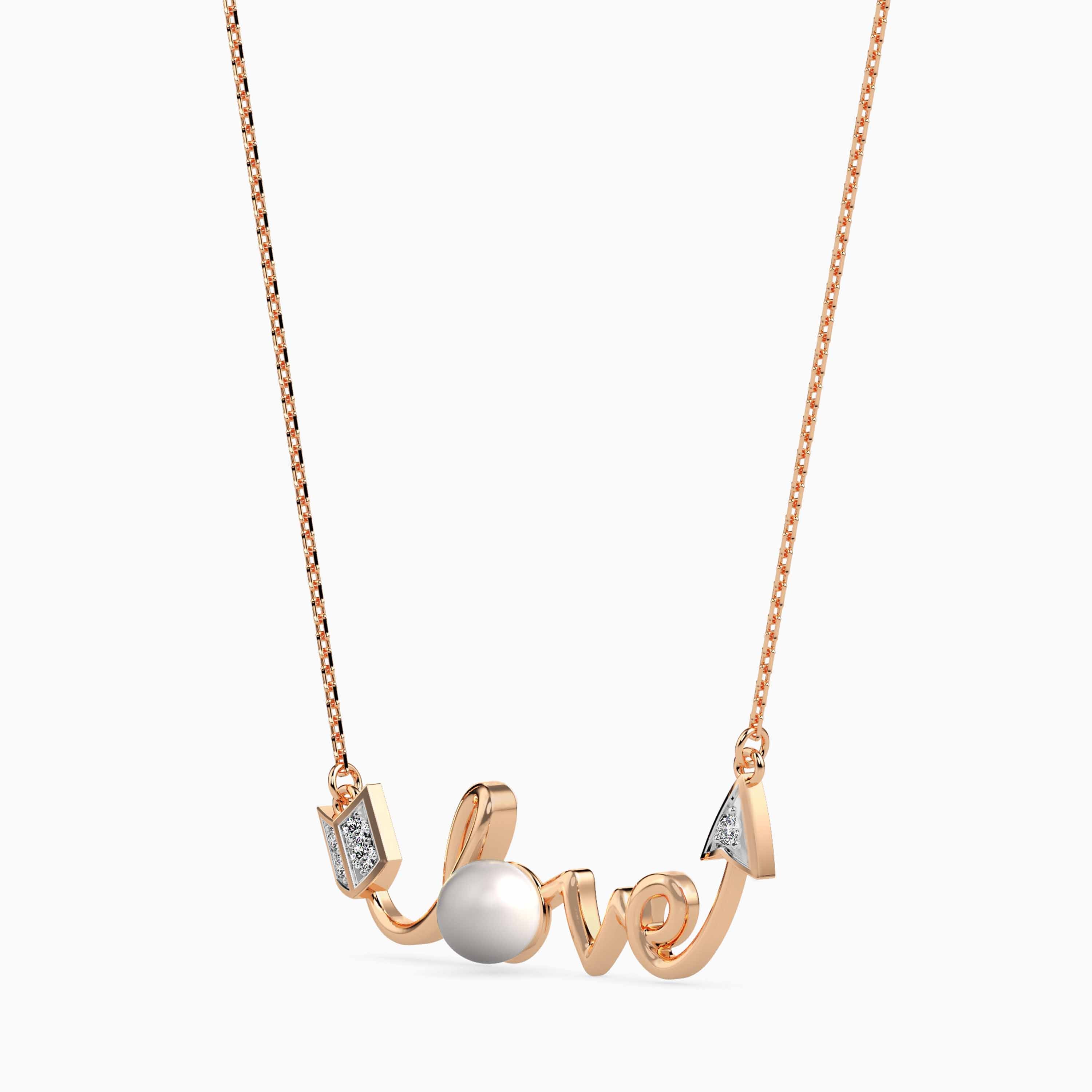 Magic Cupid's Arrow Of Love Pearl Pendant