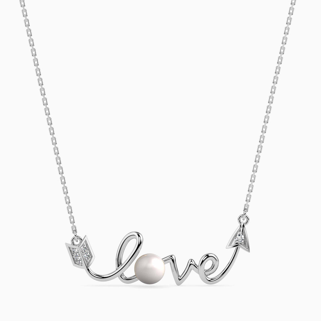 Magic Cupid's Arrow Of Love Pearl Pendant