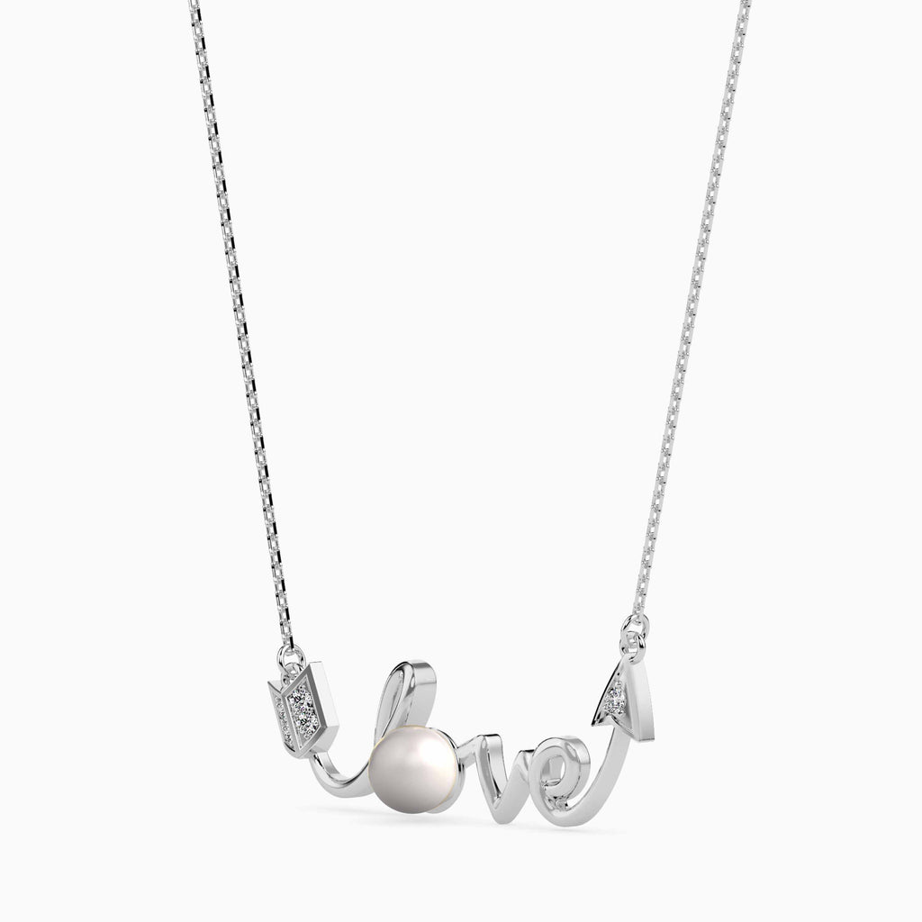 Magic Cupid's Arrow Of Love Pearl Pendant