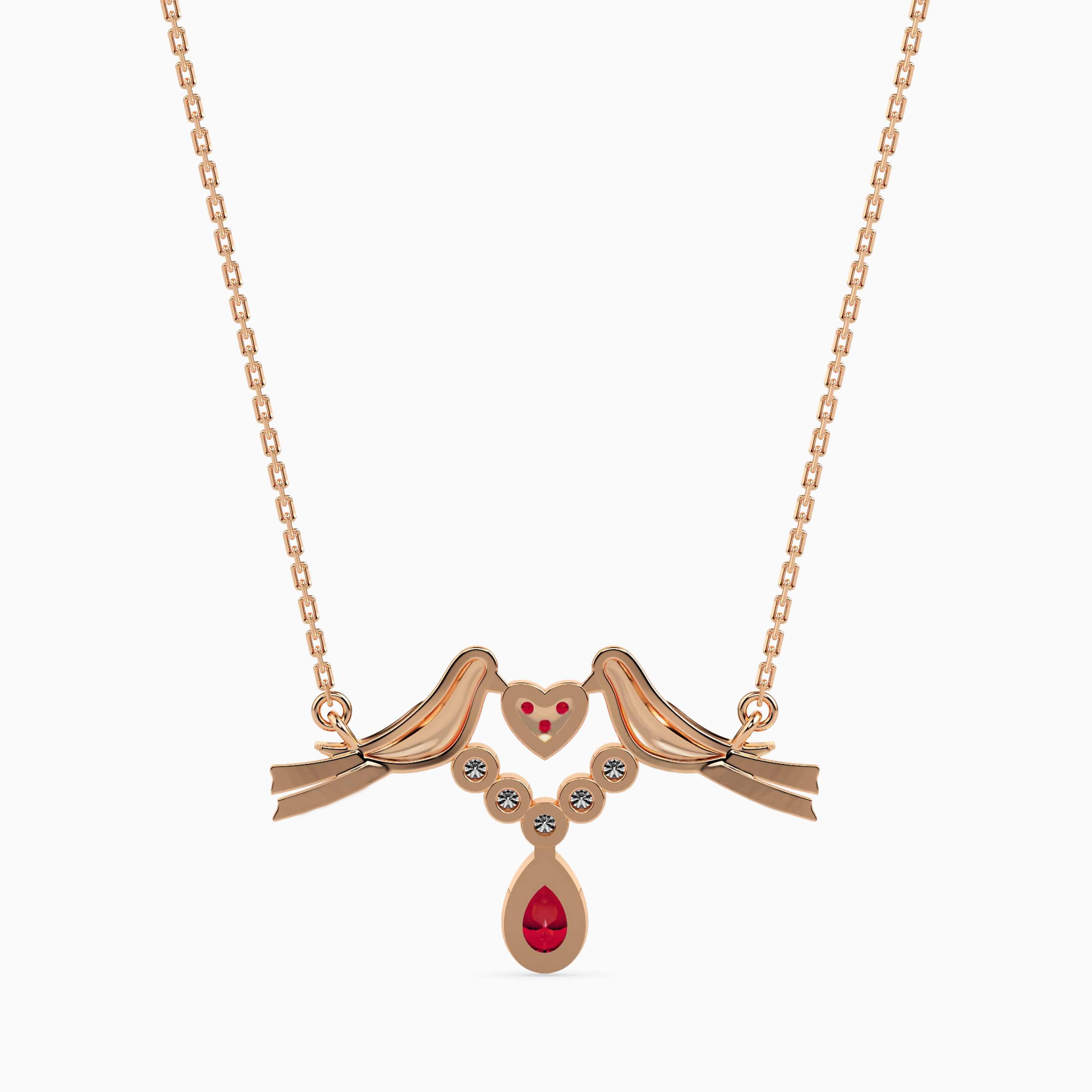 Magic Love Birds Valentine Drop Pendant