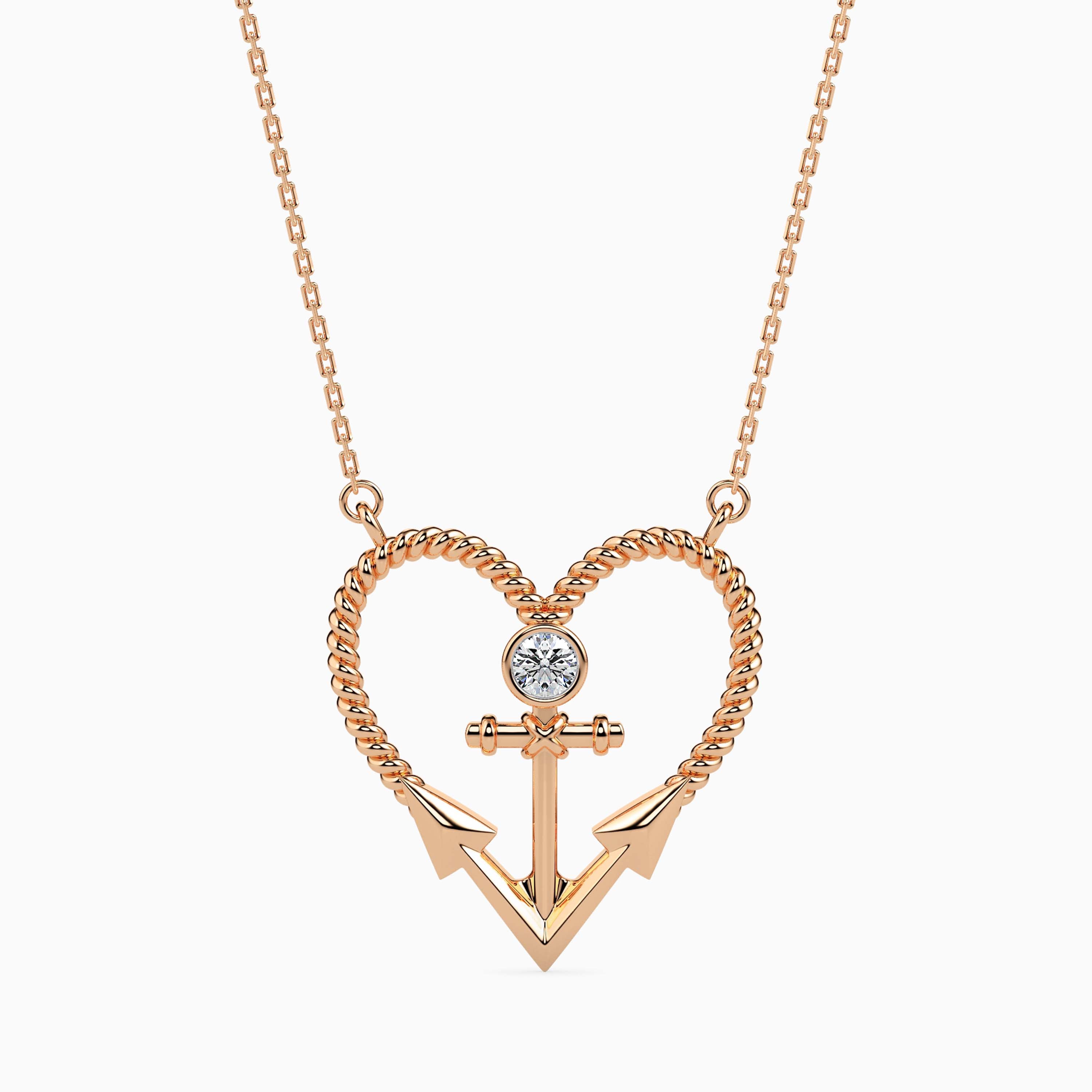 Magic Golden Embrace Valentine Pendant