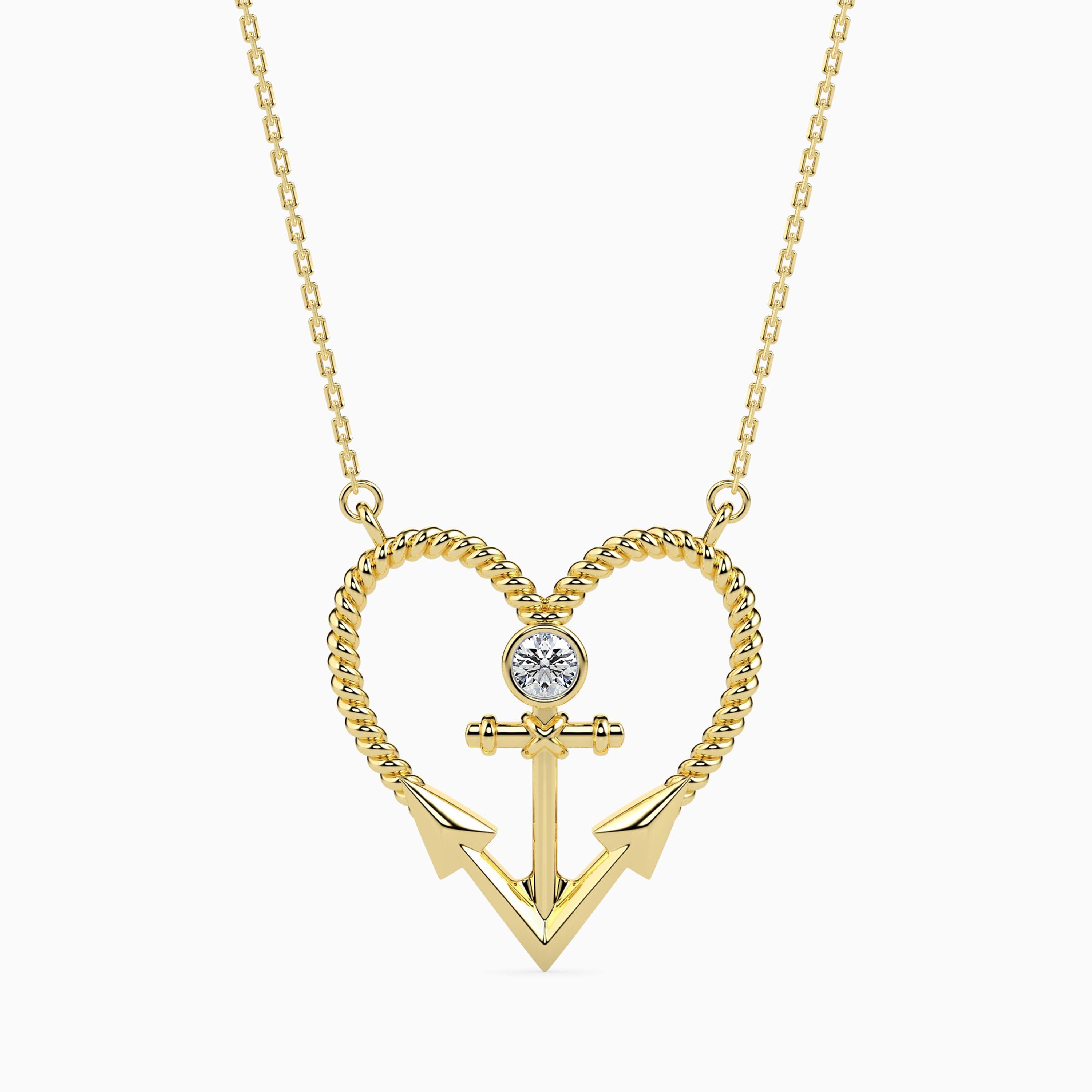 Magic Golden Embrace Valentine Pendant