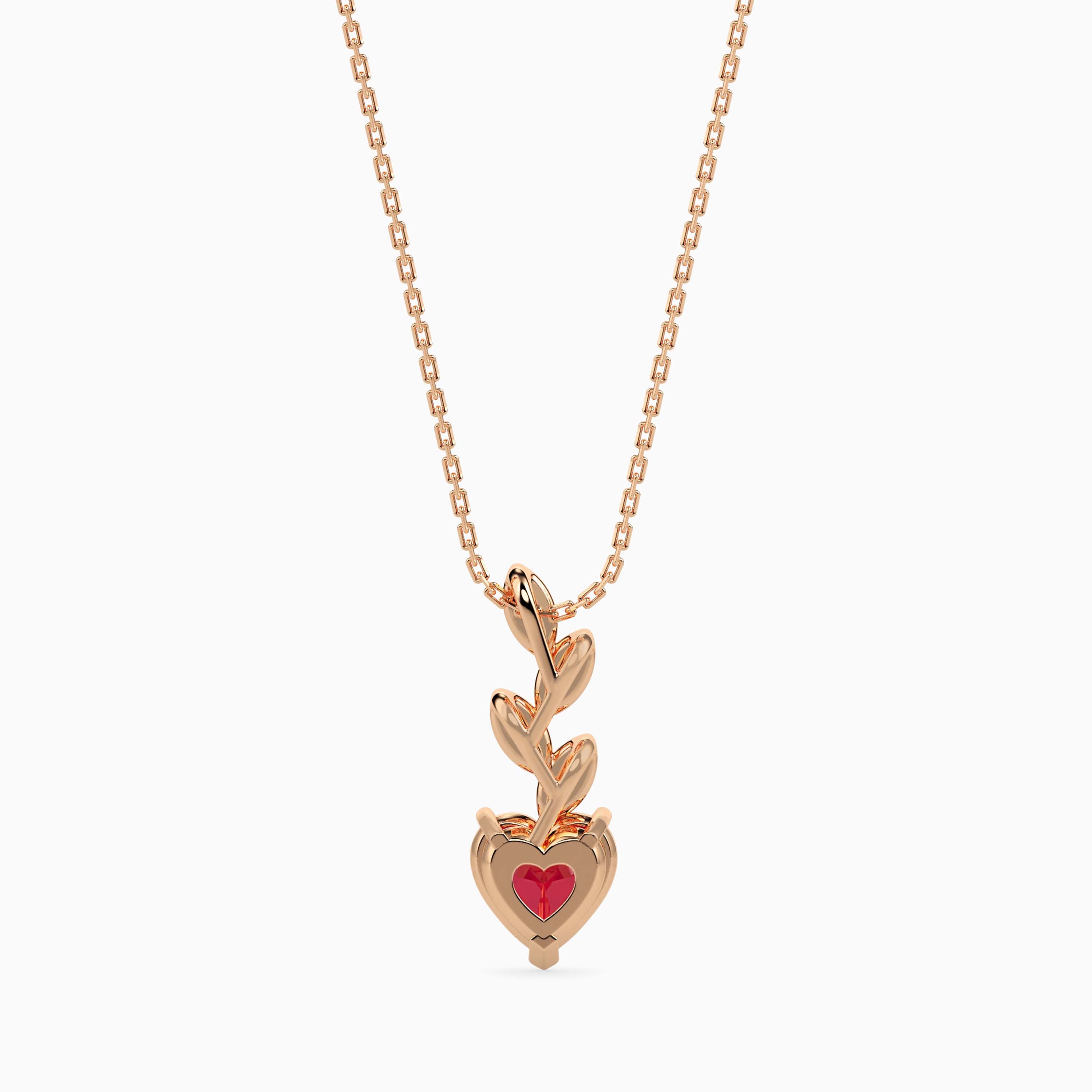 Magic Cupid's Loop Valentine Heart Pendant