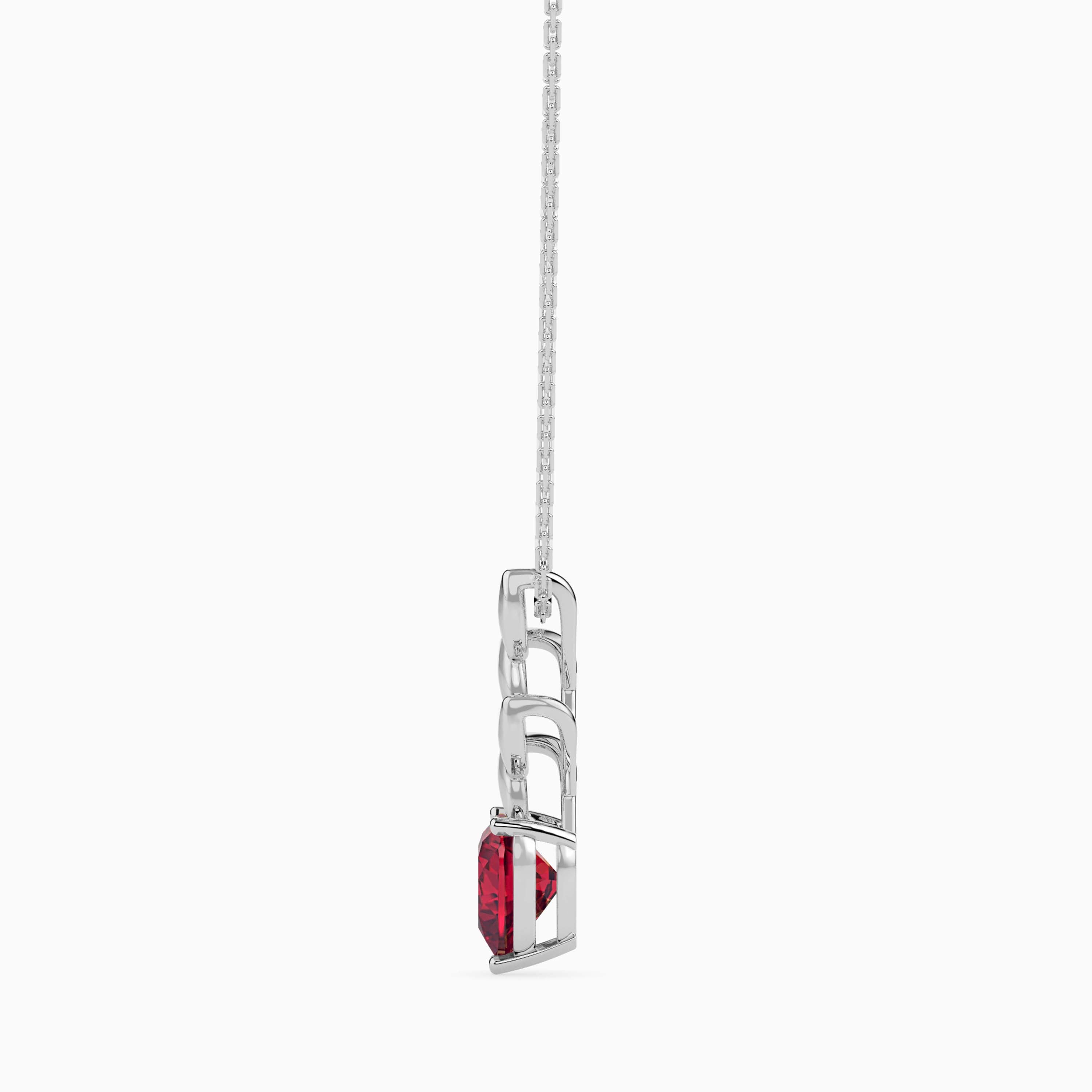 Magic Cupid's Loop Valentine Heart Pendant