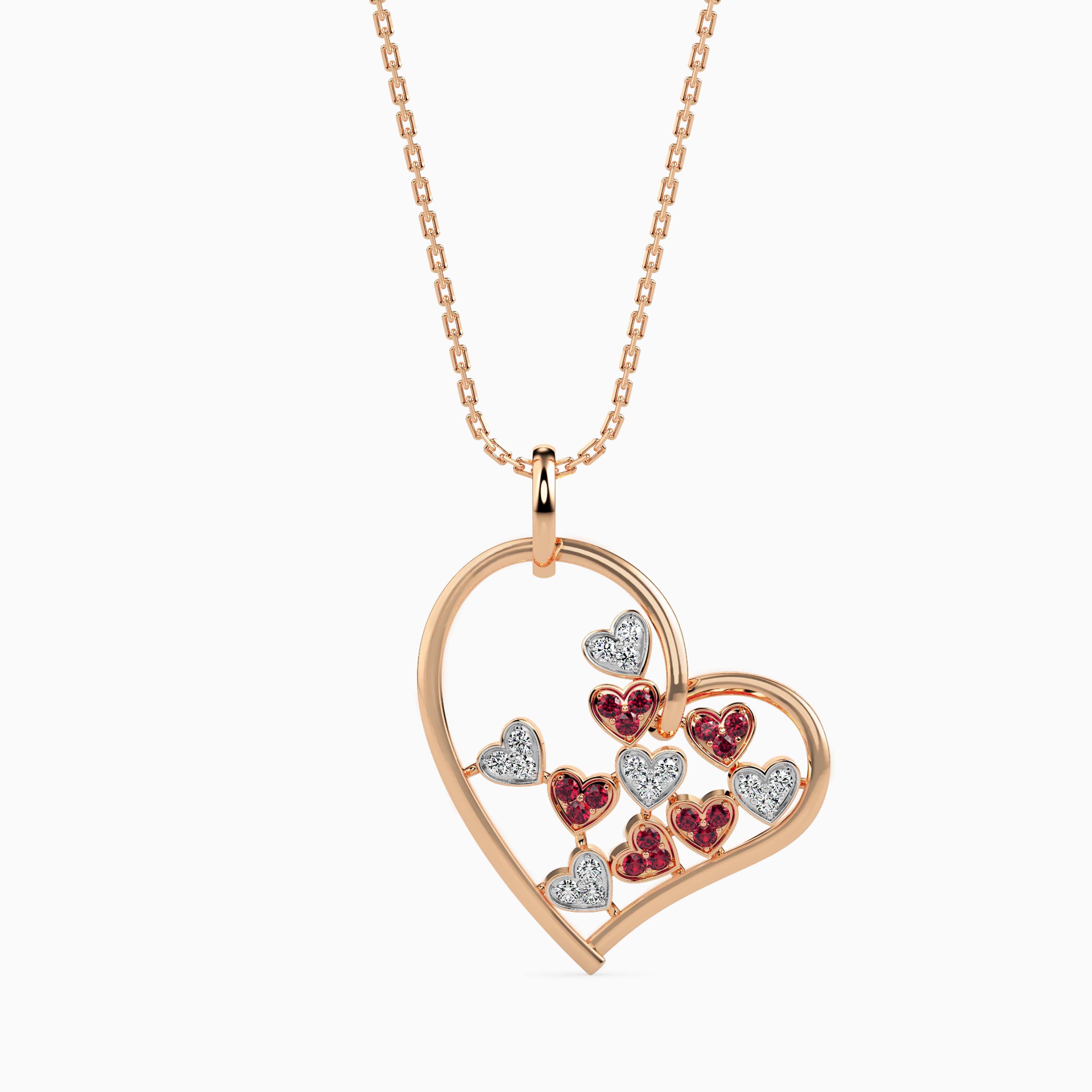 Magic Golden Orbit Drops of Love Pendant