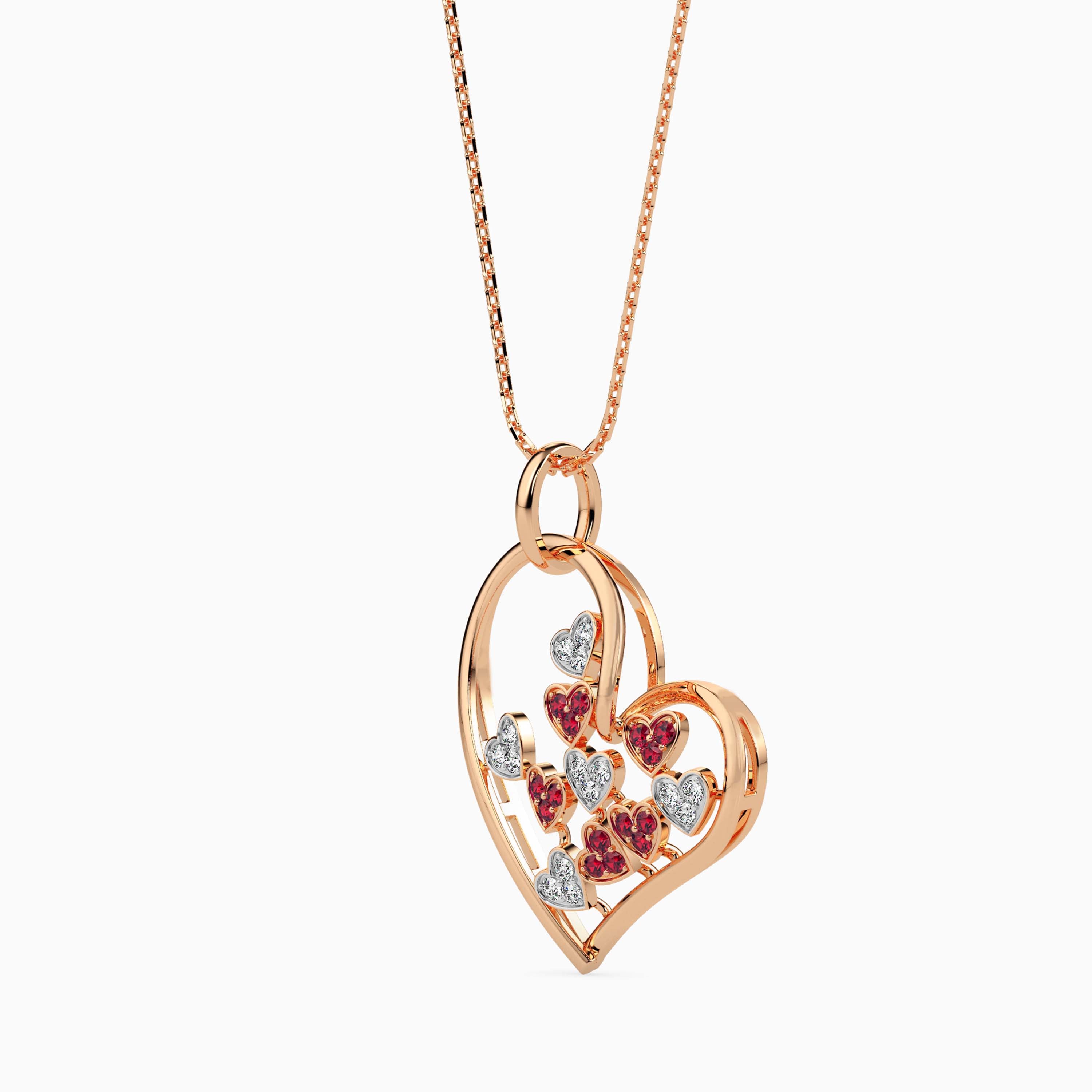 Magic Golden Orbit Drops of Love Pendant