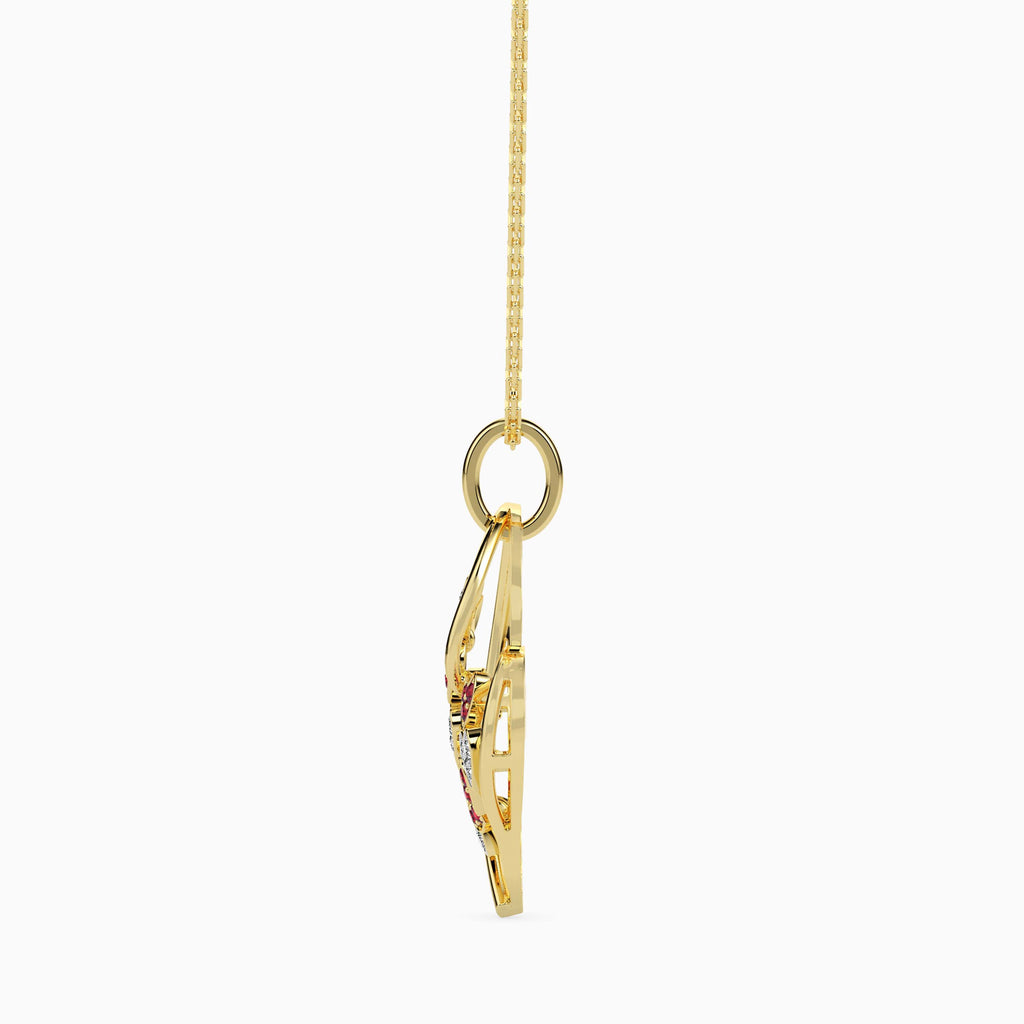 Magic Golden Orbit Drops of Love Pendant