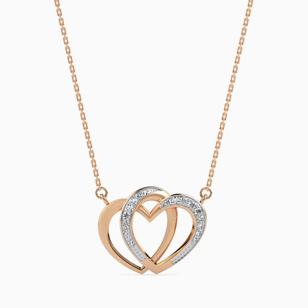 Magic Golden HeartBeats Valentine Pendant