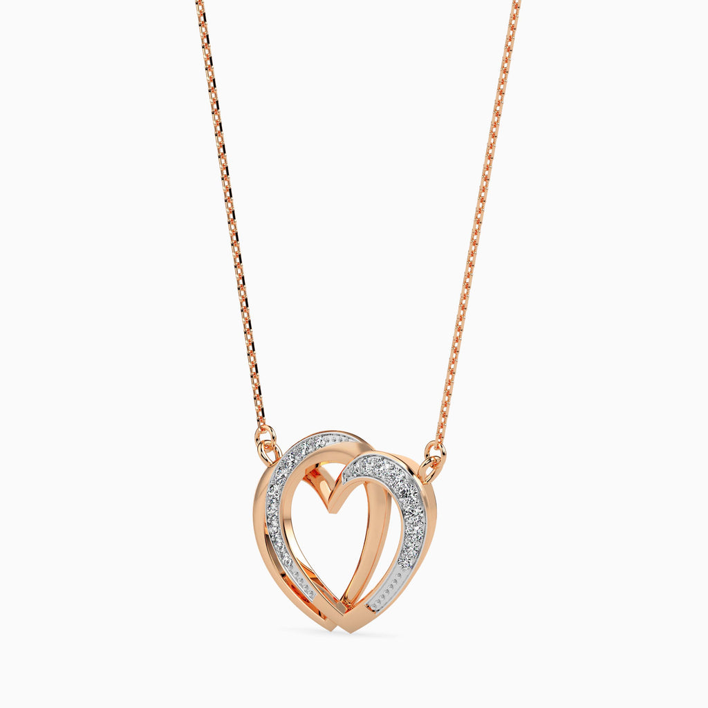 Magic Golden HeartBeats Valentine Pendant