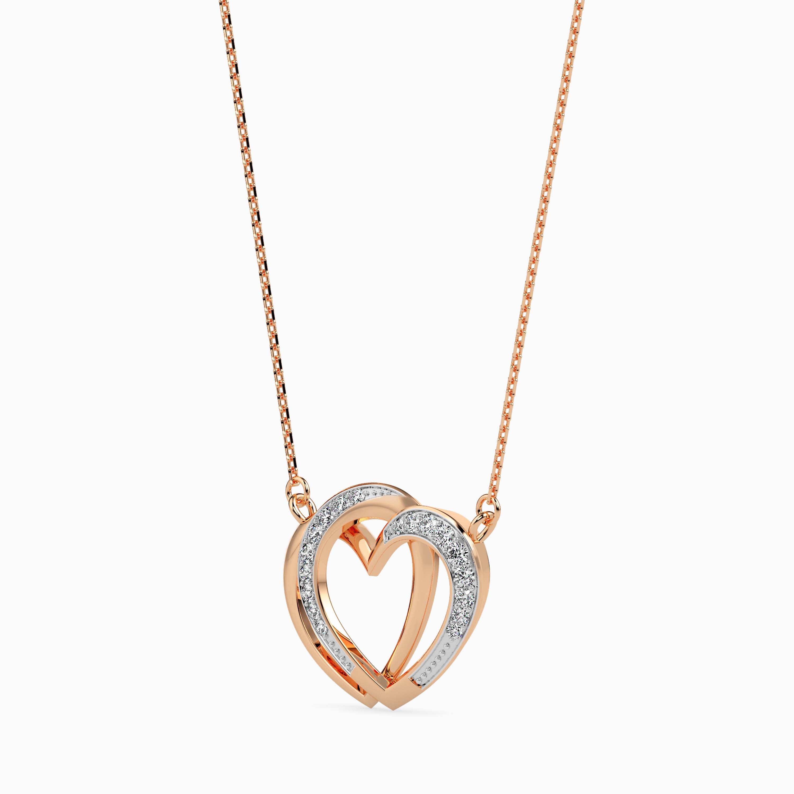 Magic Golden HeartBeats Valentine Pendant