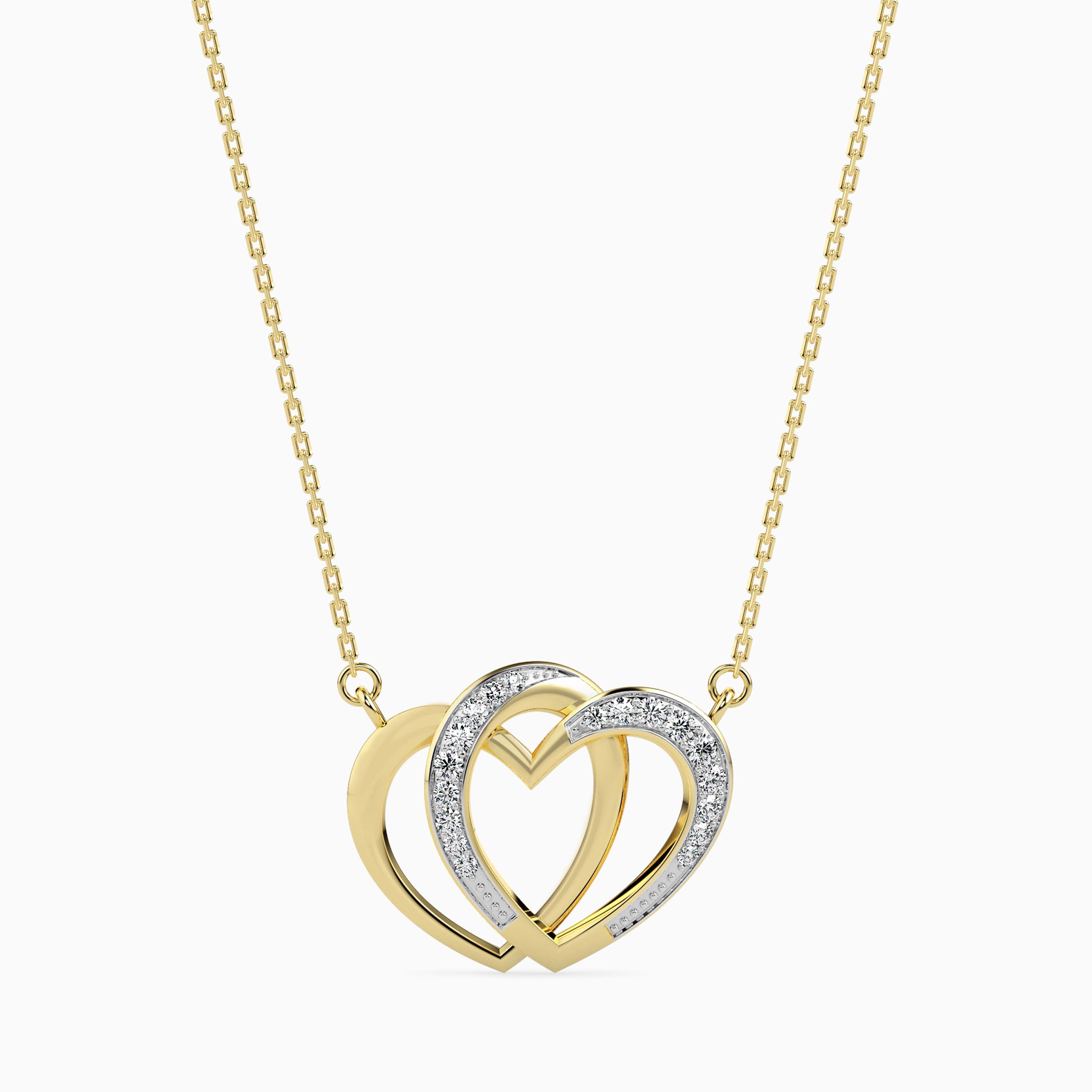 Magic Golden HeartBeats Valentine Pendant