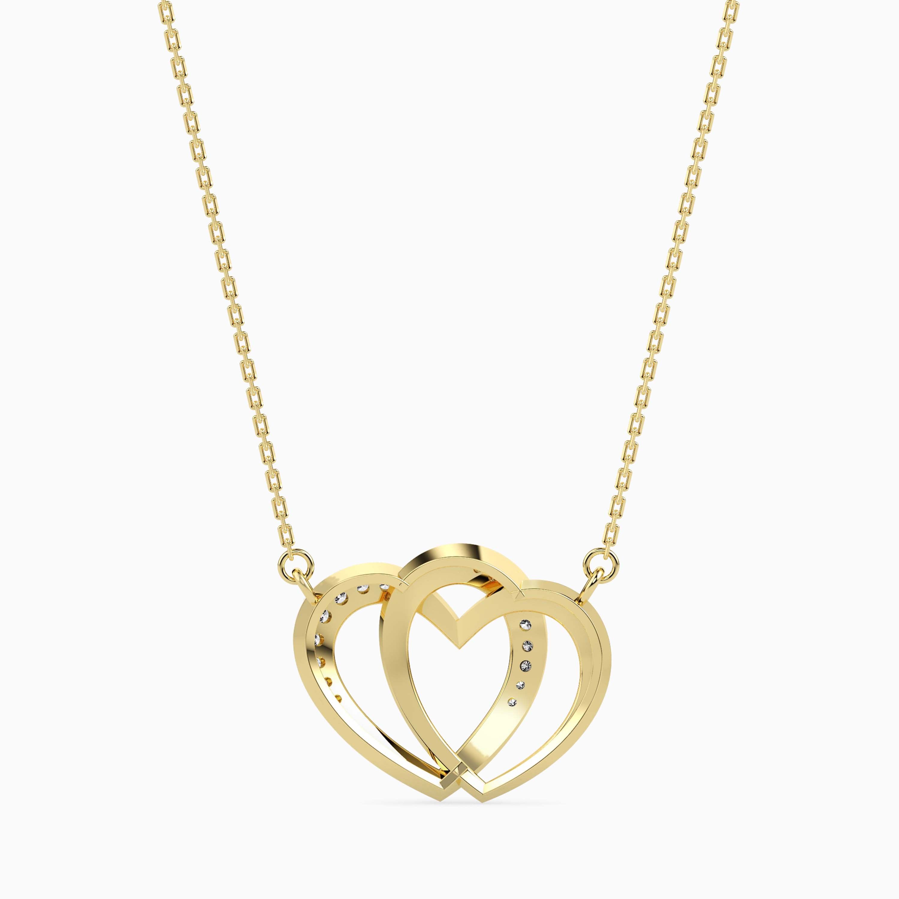 Magic Golden HeartBeats Valentine Pendant