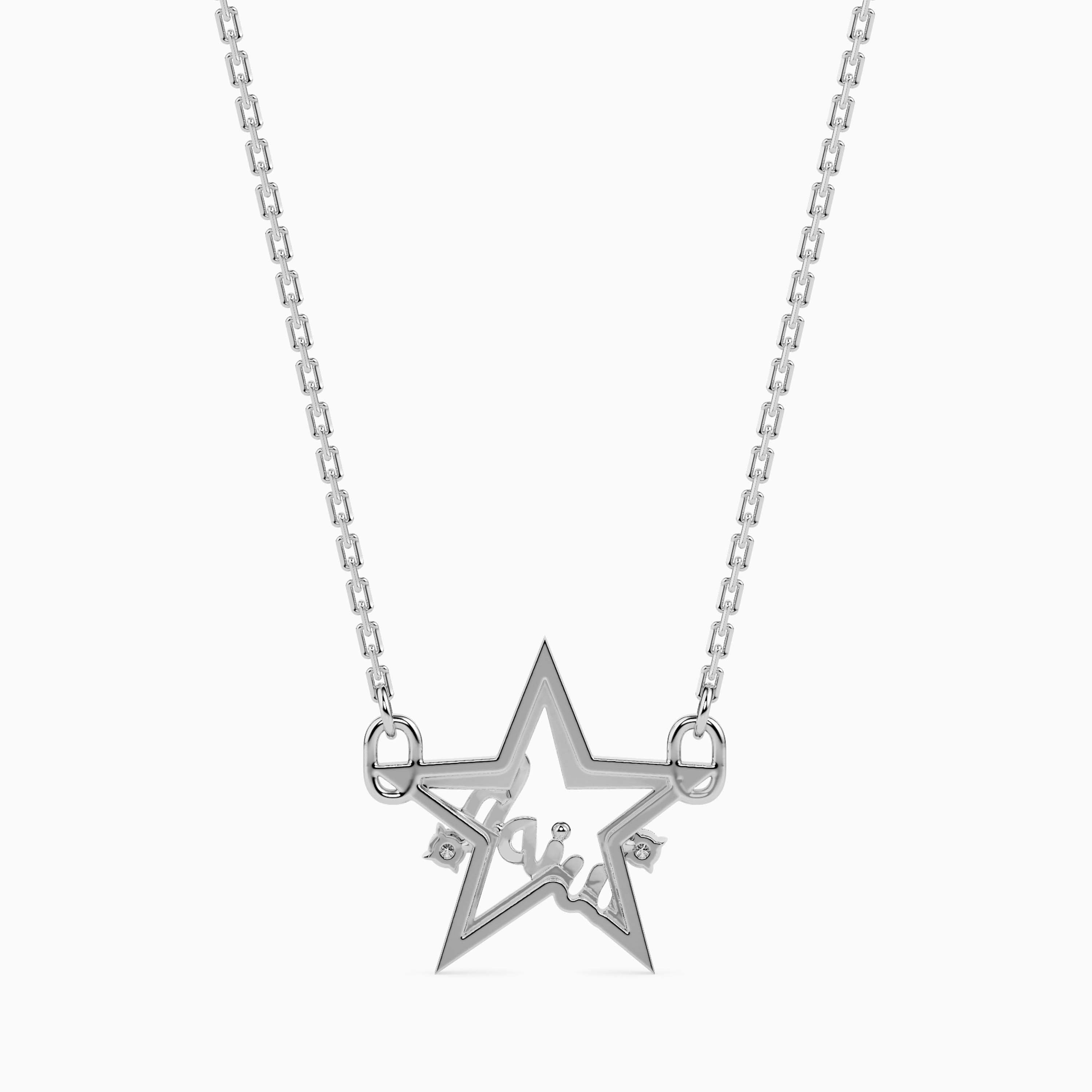 Magic Starry Wish: Gold & Diamond Pendant For your Valentine