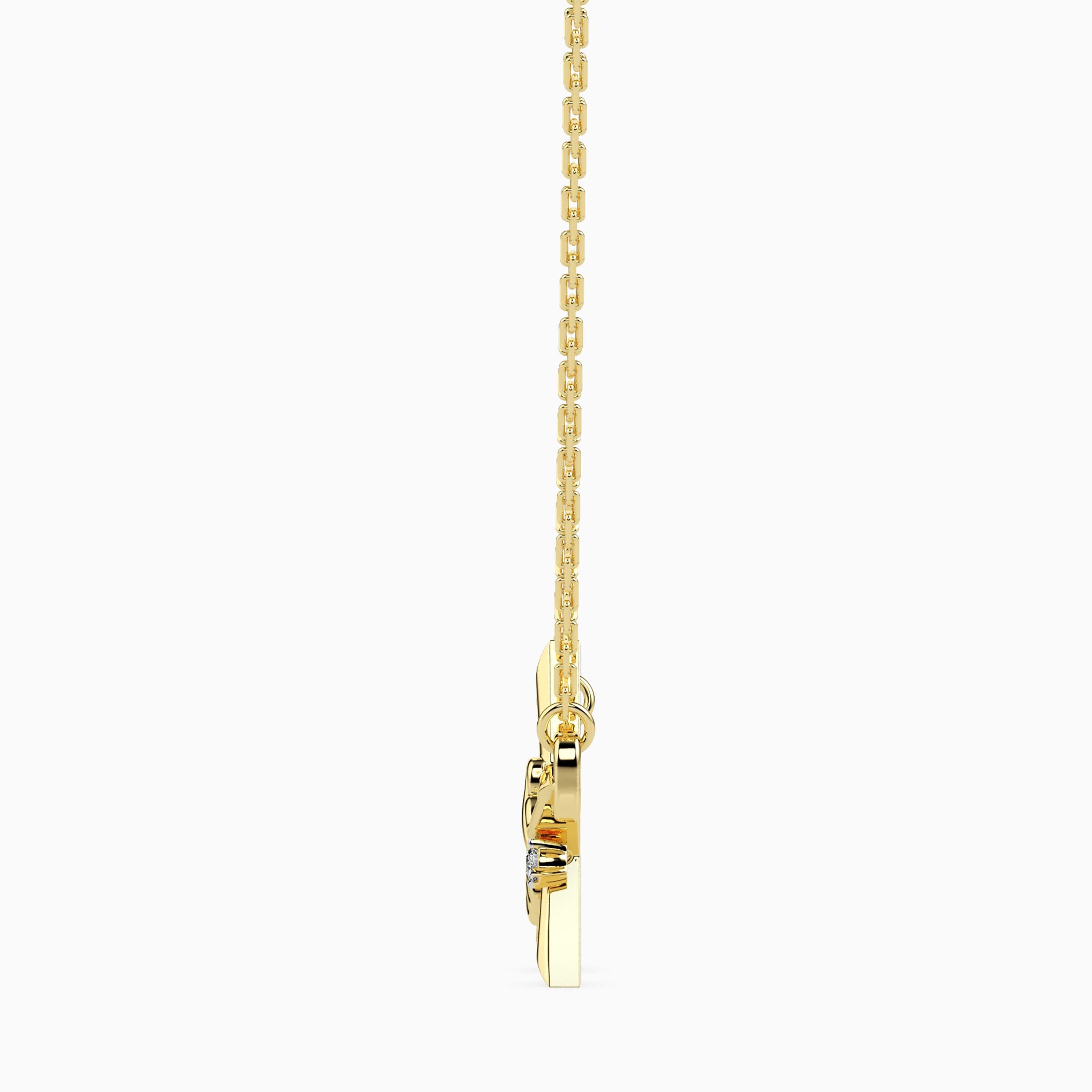 Magic Starry Wish: Gold & Diamond Pendant For your Valentine
