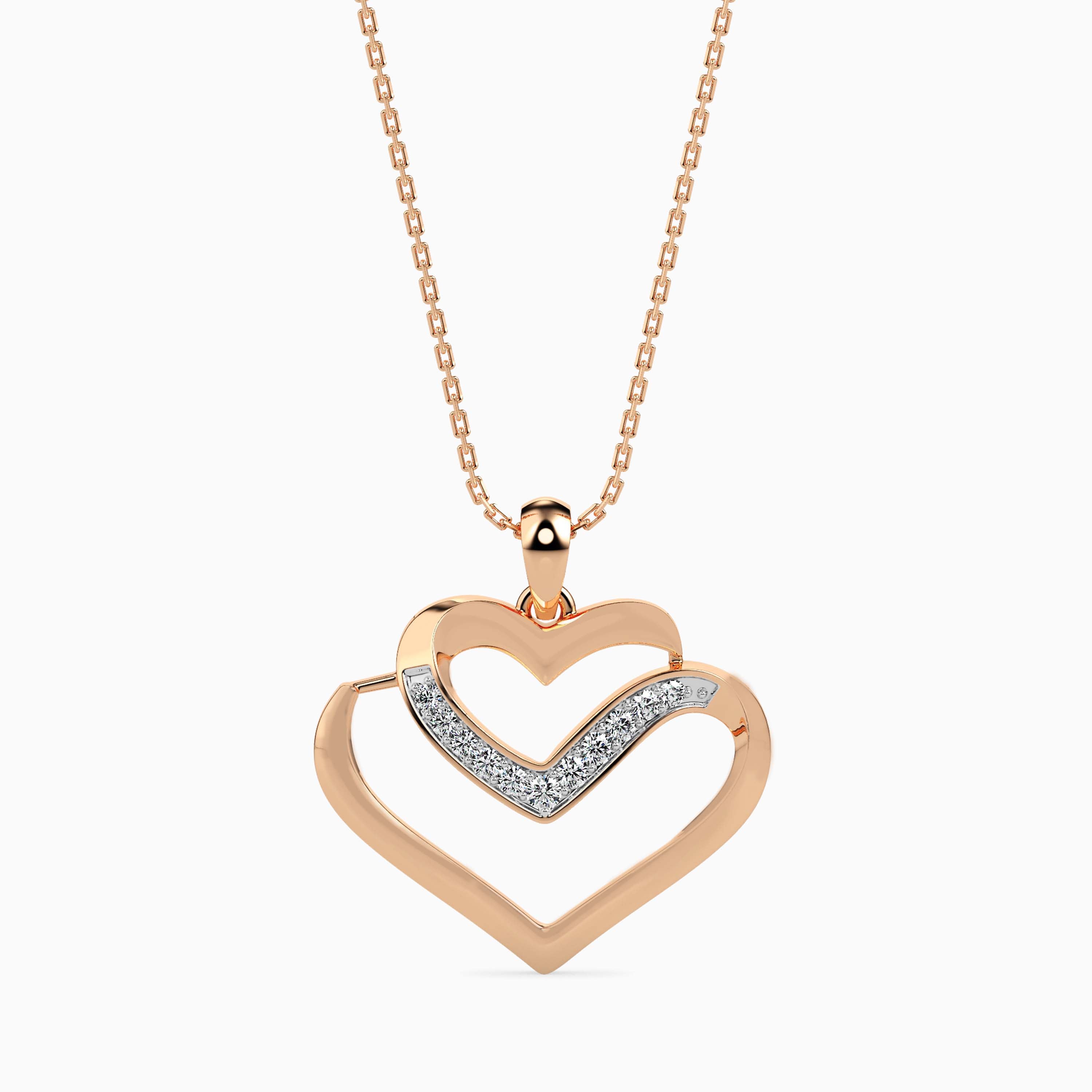 Magic Interlocking Heart Valentine Pendant