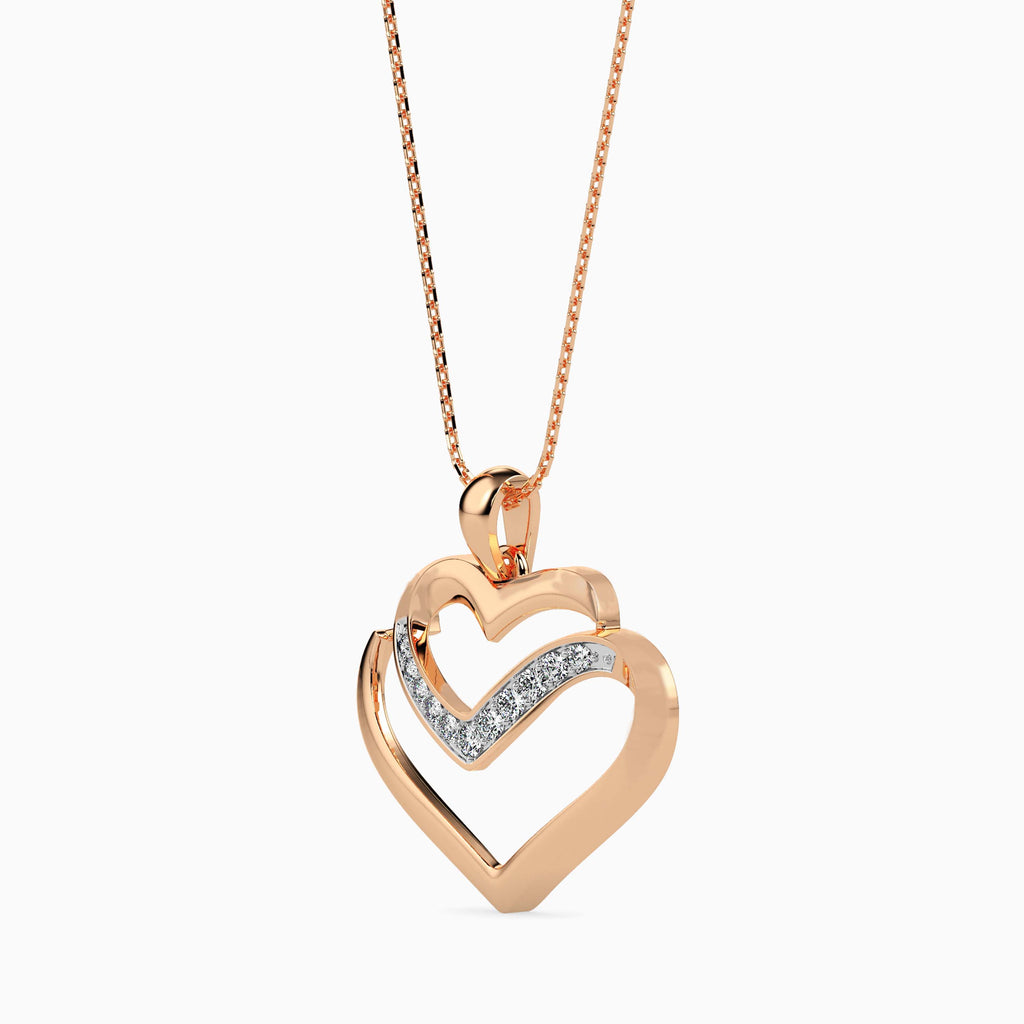 Magic Interlocking Heart Valentine Pendant