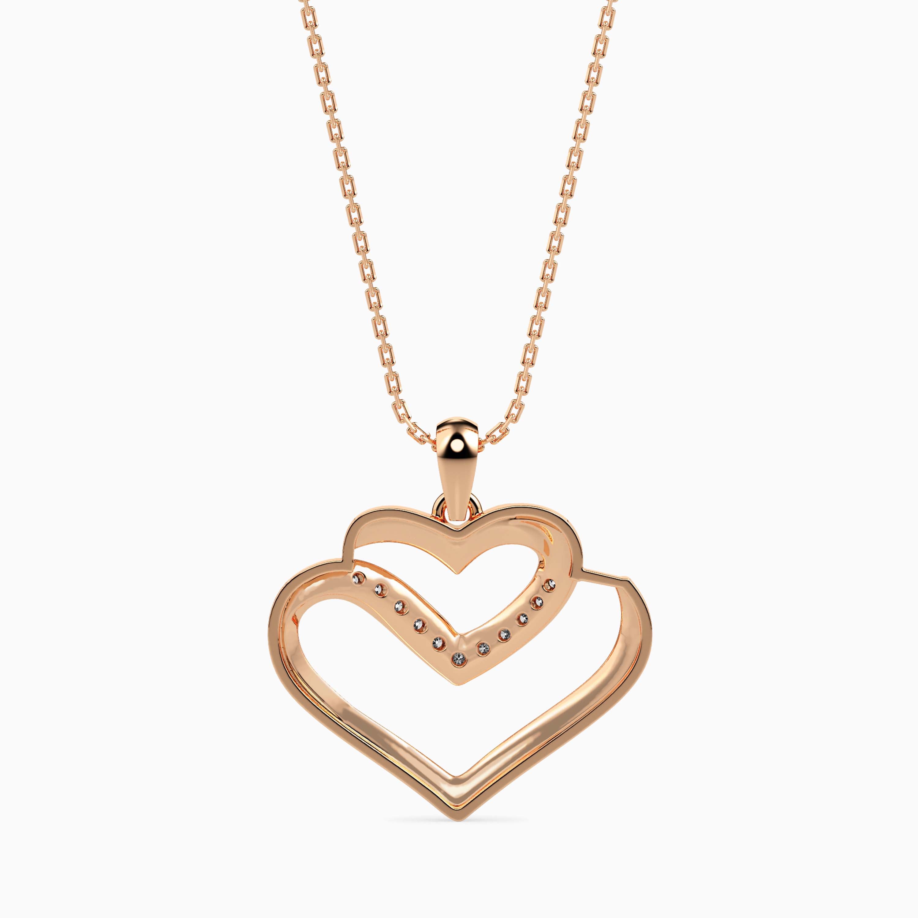 Magic Interlocking Heart Valentine Pendant