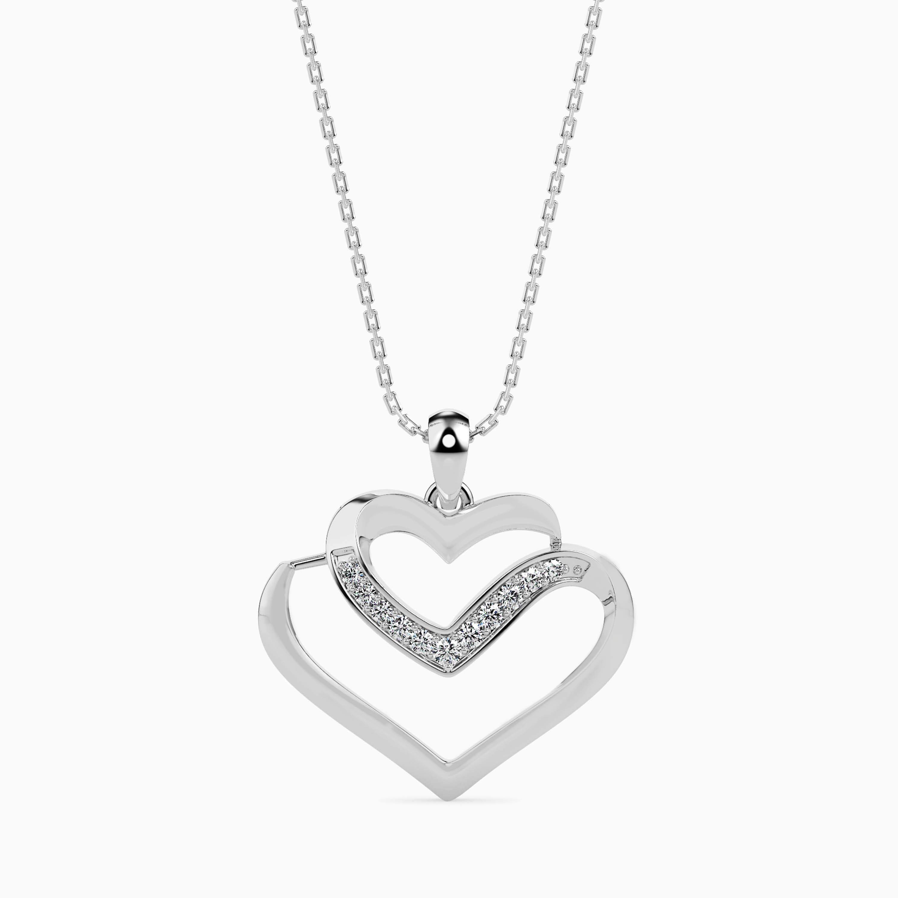 Magic Interlocking Heart Valentine Pendant