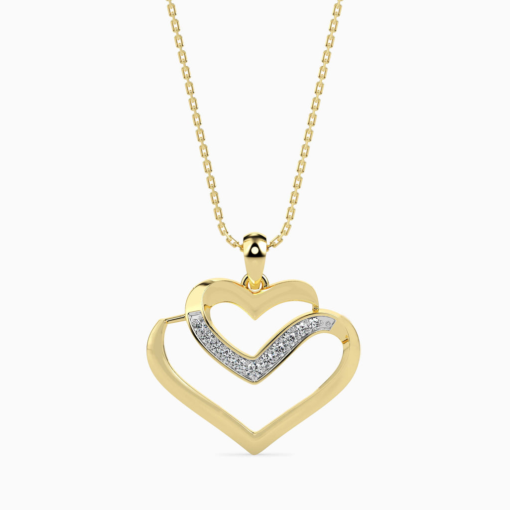Magic Interlocking Heart Valentine Pendant