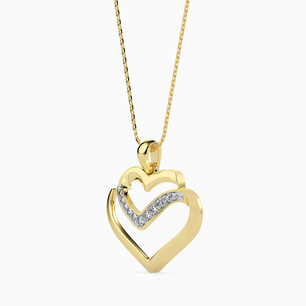 Magic Interlocking Heart Valentine Pendant