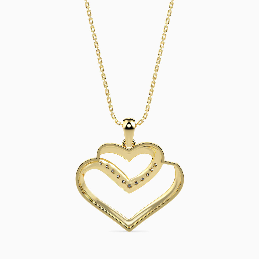Magic Interlocking Heart Valentine Pendant