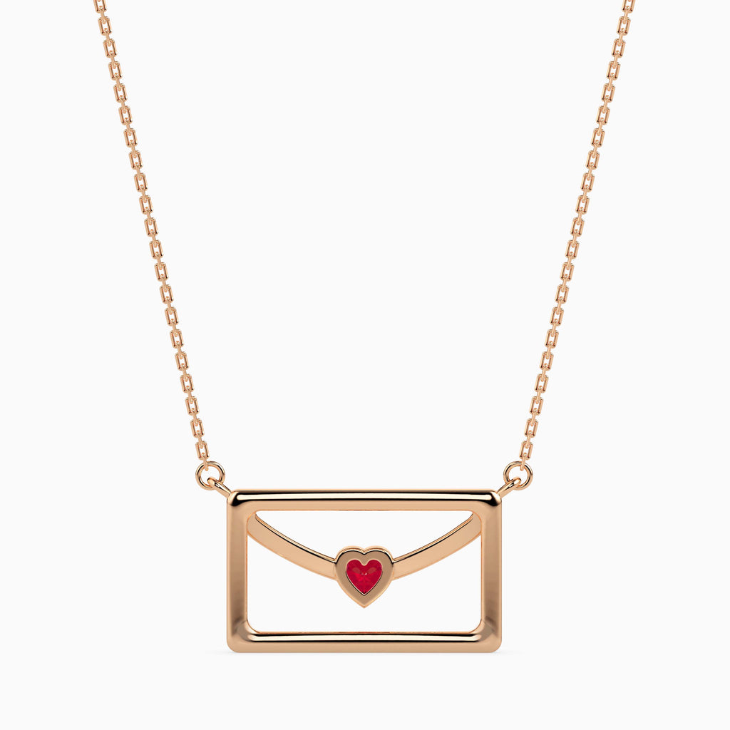 Magic Letter Of Love : Heart Valentine Pendant