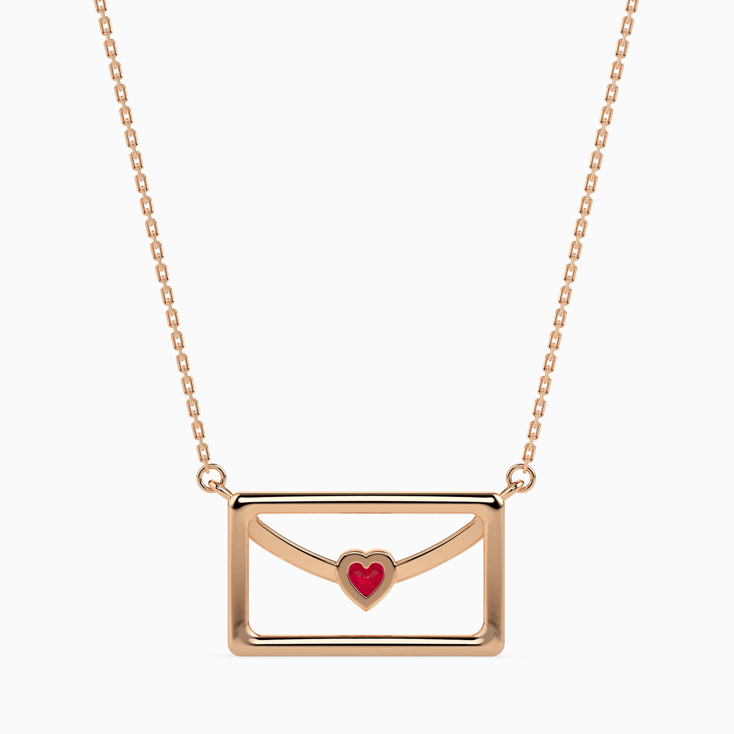 Magic Letter Of Love : Heart Valentine Pendant