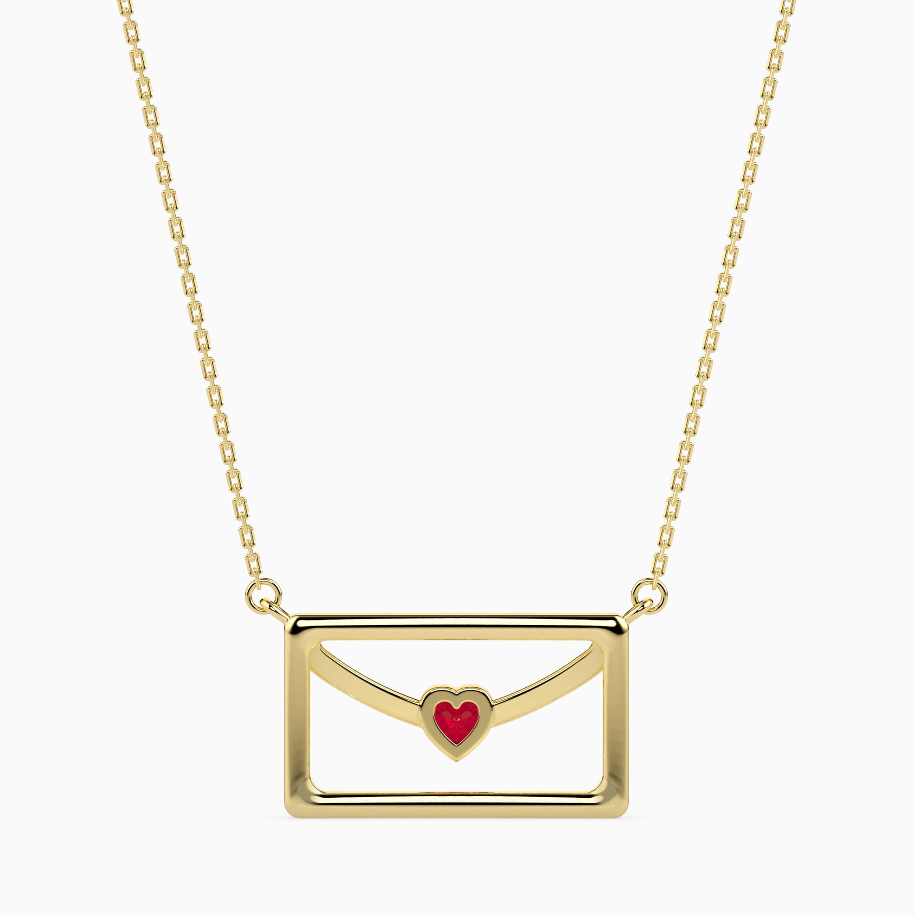 Magic Letter Of Love : Heart Valentine Pendant
