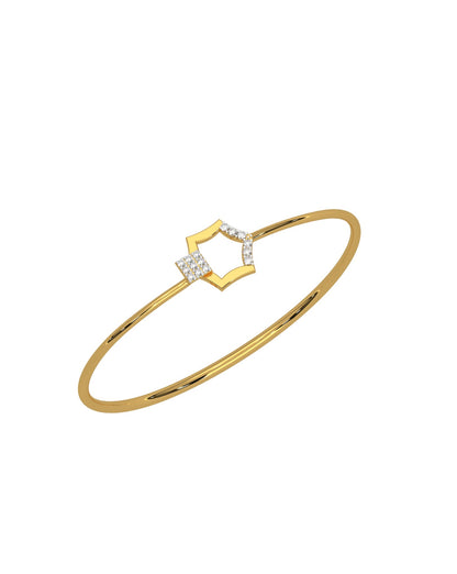 Magic Pentasquare Bangle Bracelet