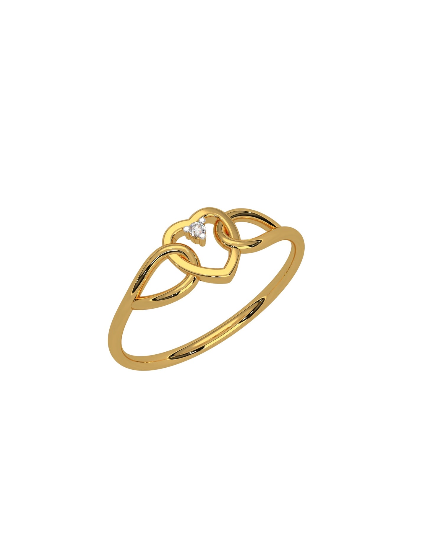 Magic Knotted Heart Ring