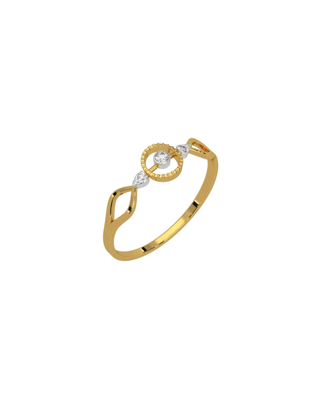 Magic Alluring Encircled Diamond Ring